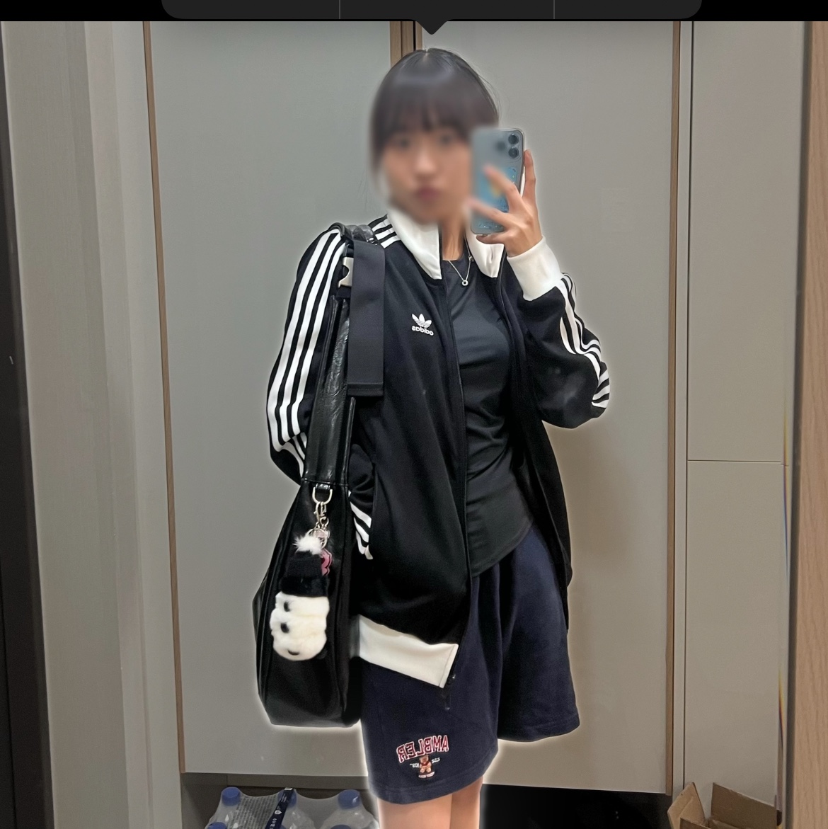 Adidas Adicolor Classics Beckenbauer Track Jacket Black - KR Sizing 착용 스타일 - 1