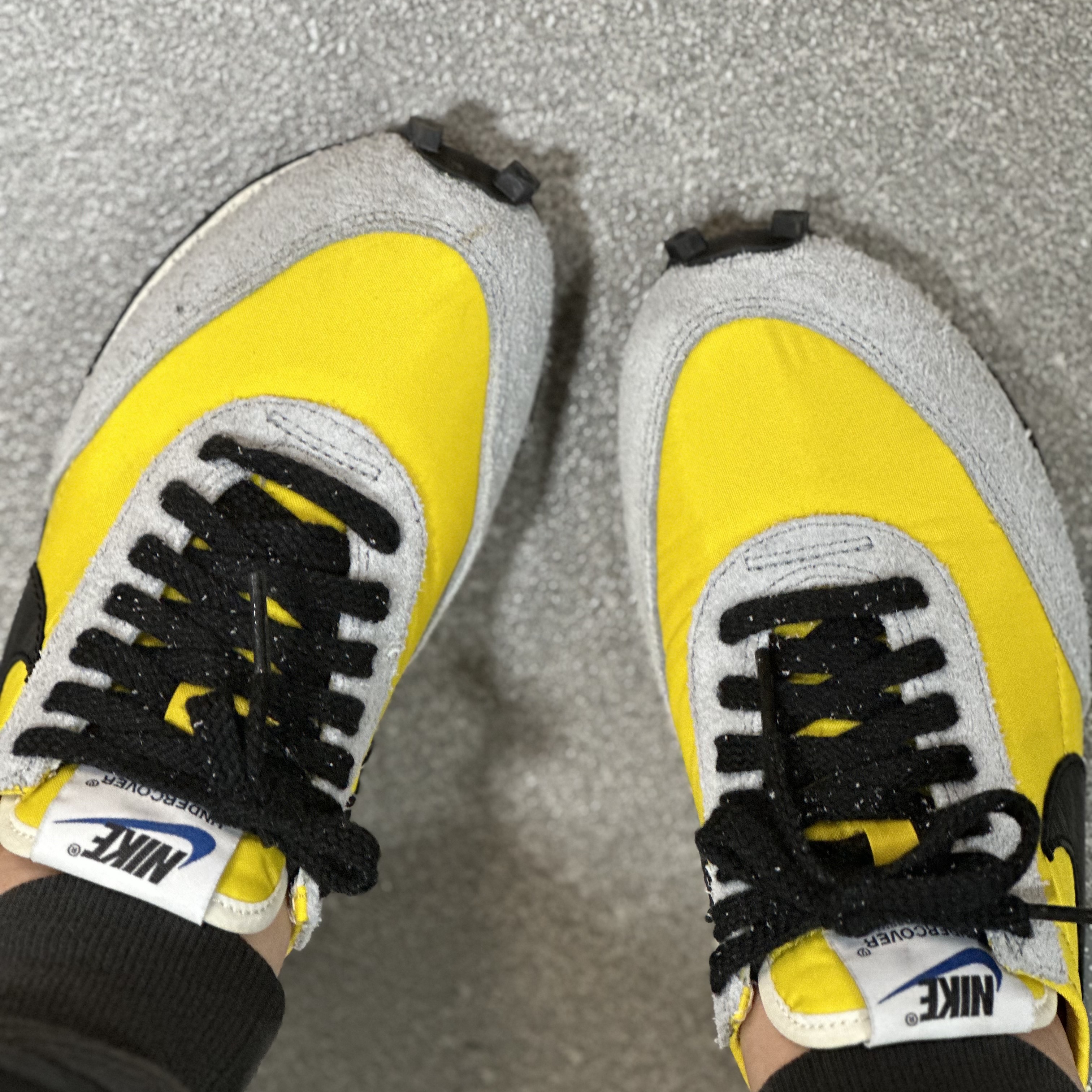 Nike x Undercover Daybreak Bright Citron 착용 스타일