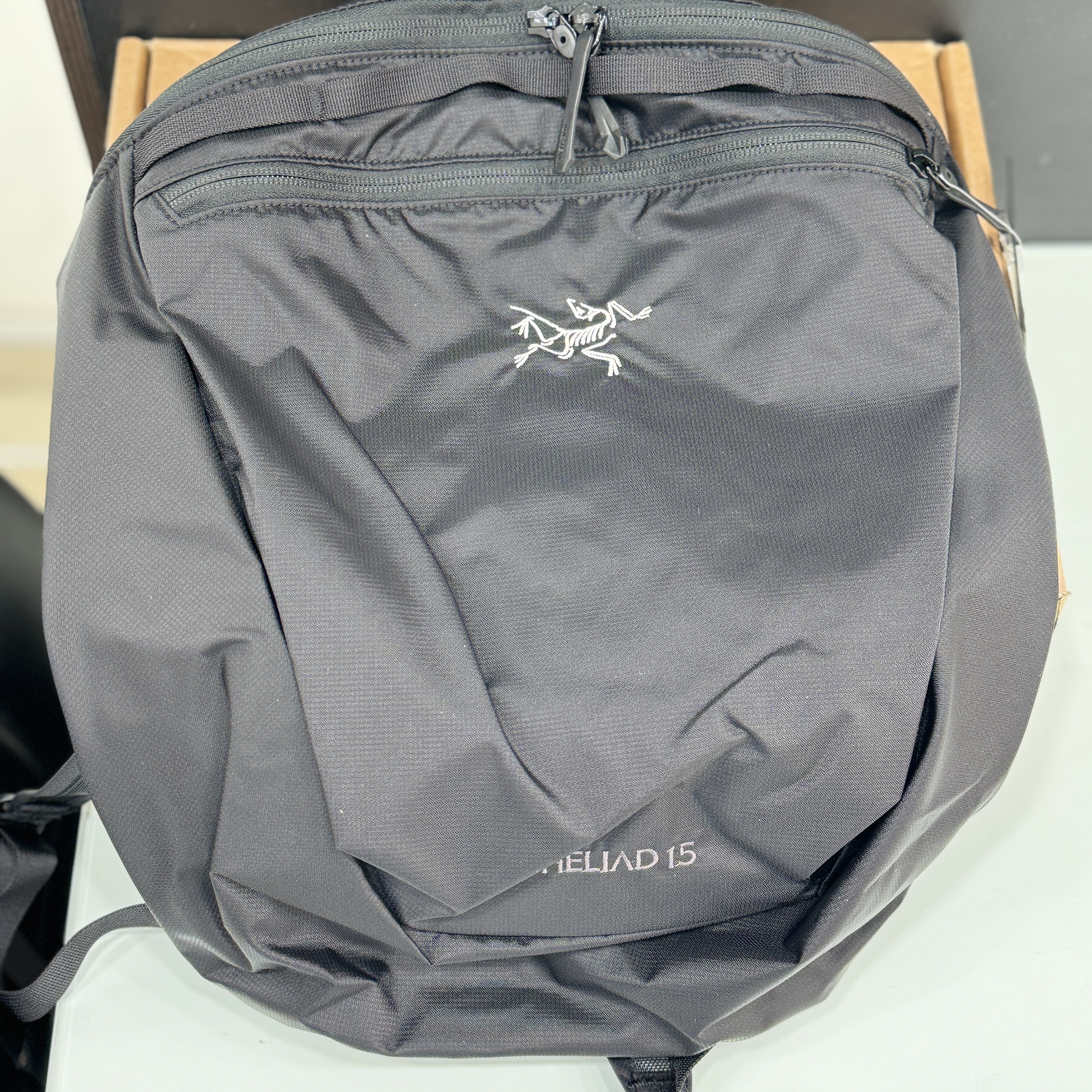Arc'teryx Heliad 10 Backpack Black 착용 스타일 - 1