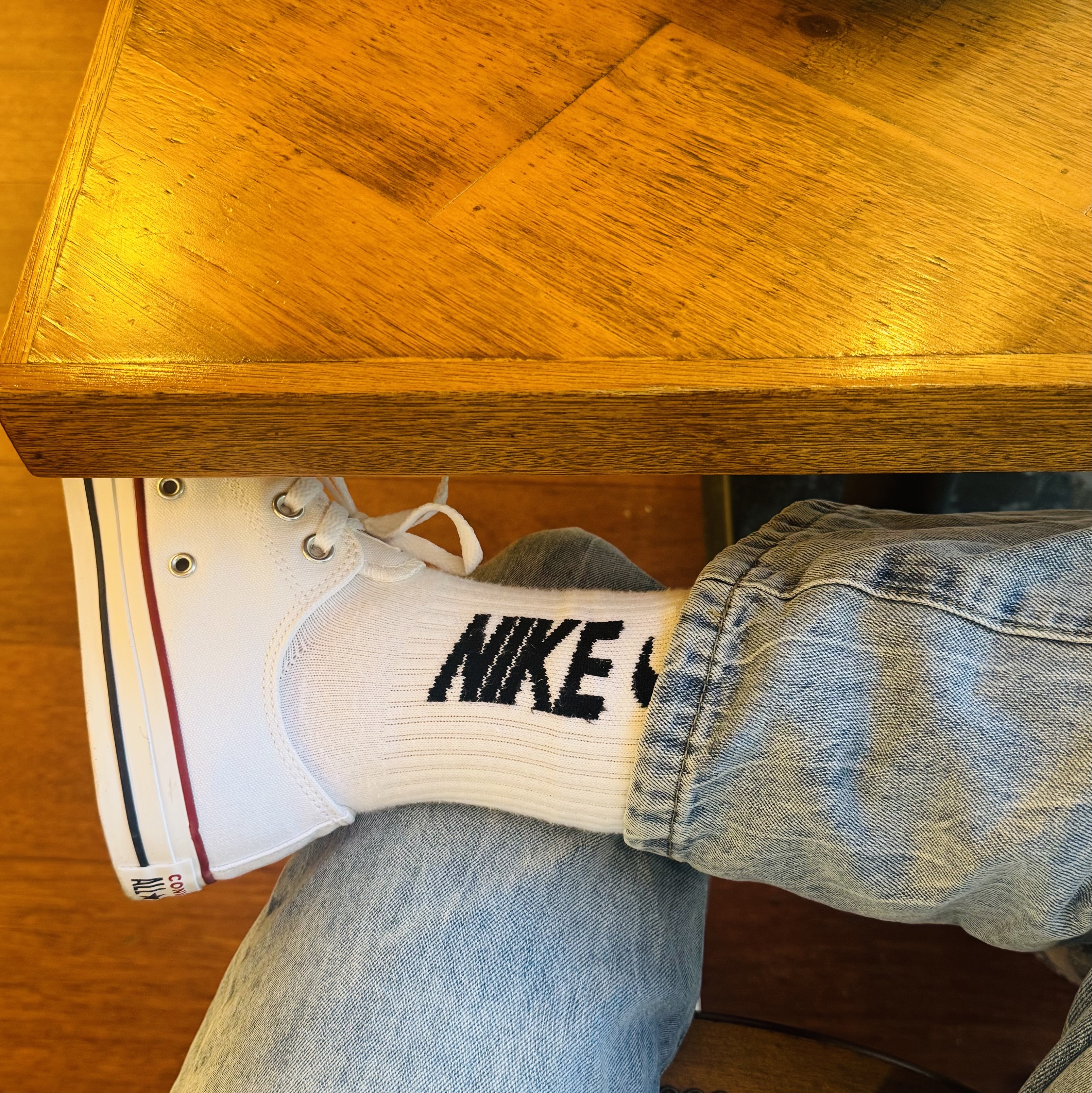 Converse Chuck Taylor All Star Ox Optical White 착용 스타일