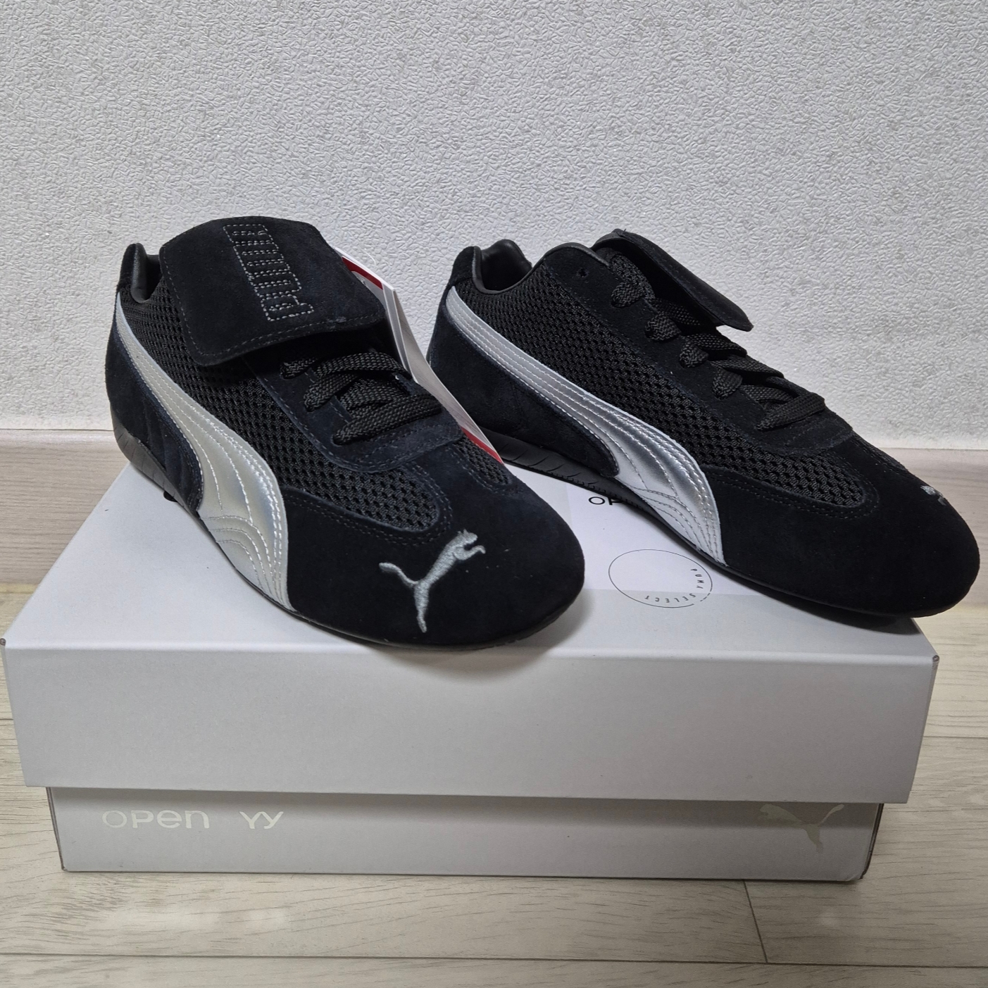 Puma x Open Yy Speedcat Black Shadow Gray 착용 스타일 - 2