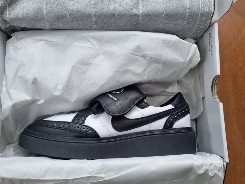 Nike x Peaceminusone Kwondo1 Black and White 착용 스타일