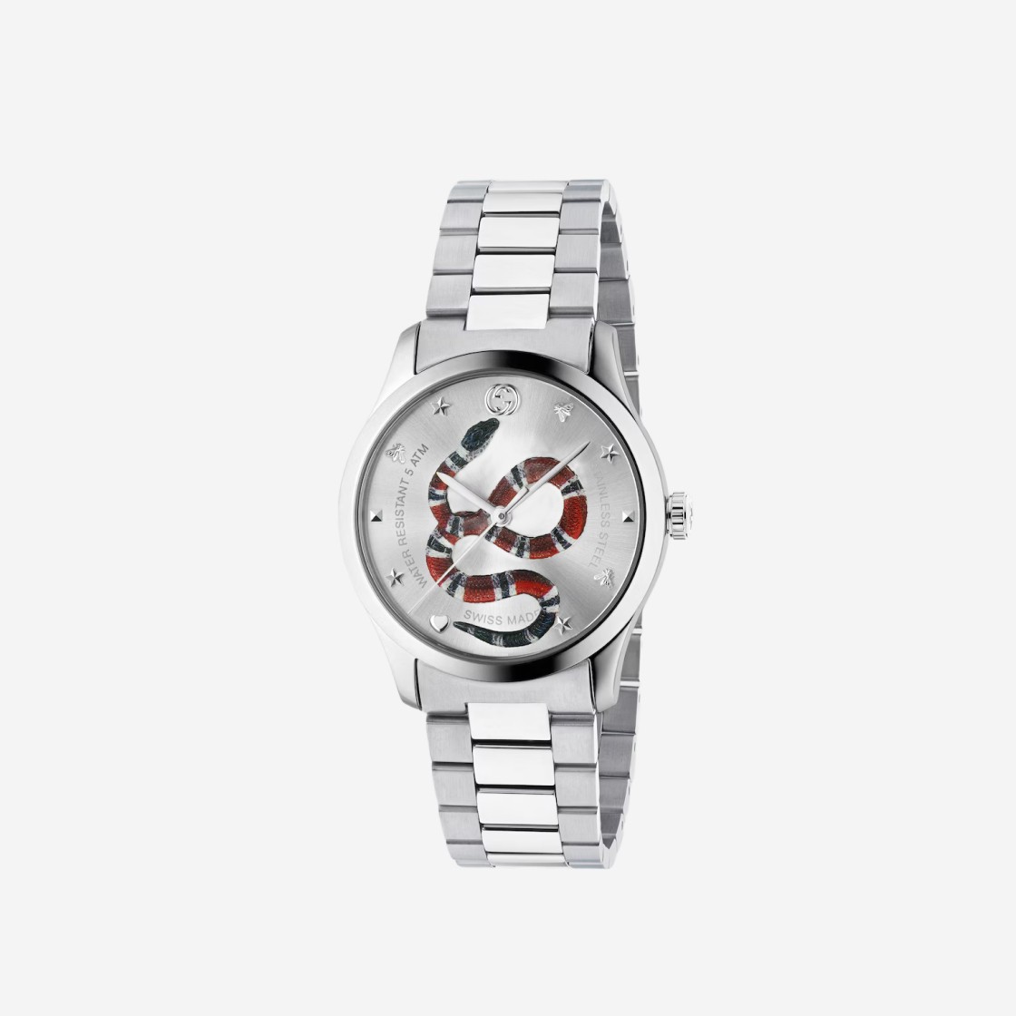 Gucci G-Timeless Quartz 38mm Steel Silver 상세 이미지 1