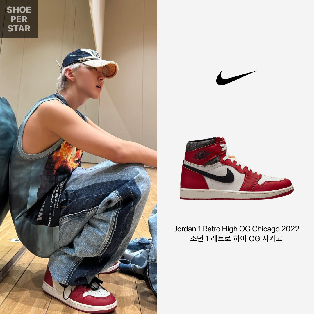 Jordan 1 Retro High OG Chicago 2022 착용 스타일 - 1