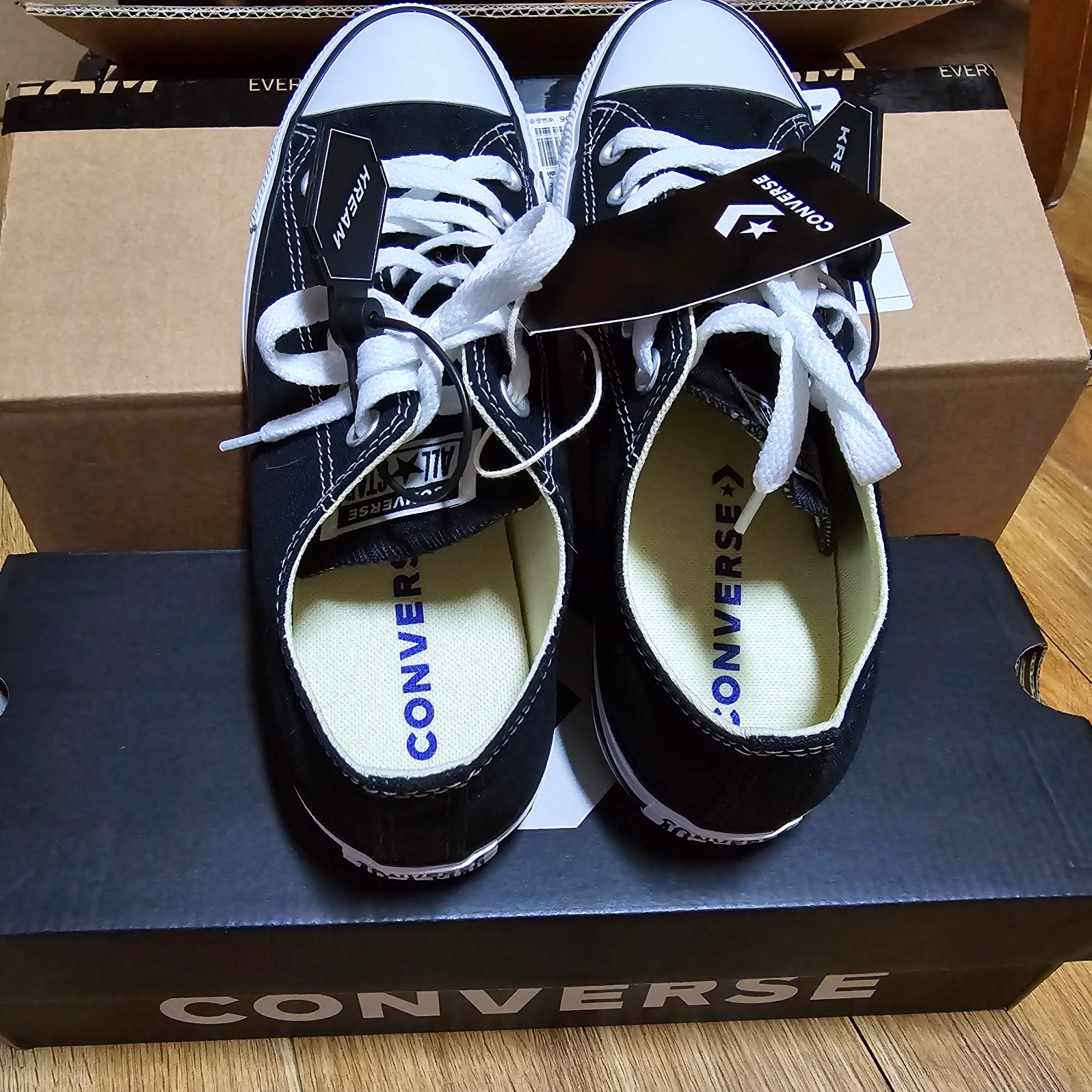 Converse Chuck Taylor All Star Ox Black 착용 스타일 - 5