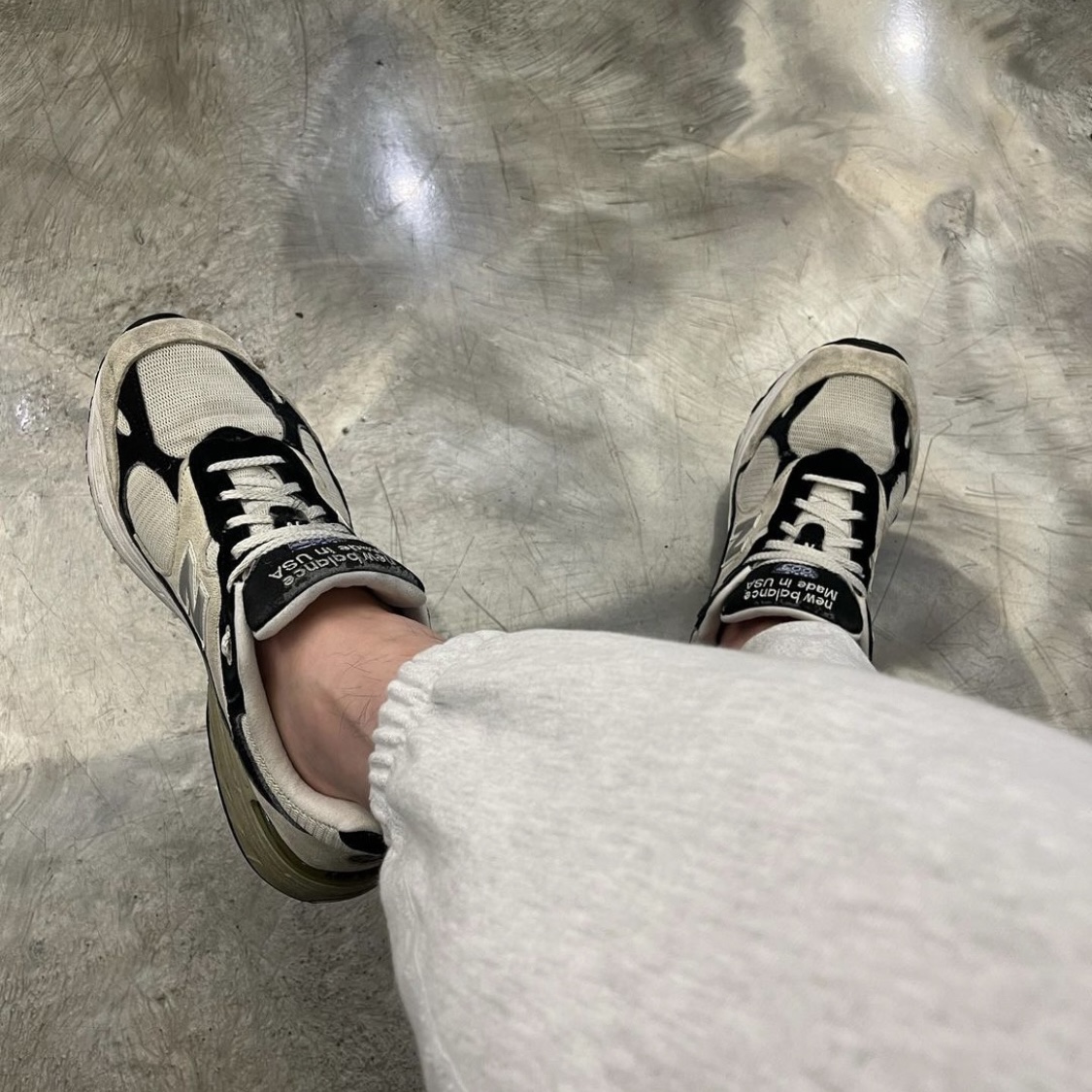 New Balance 993 Made in USA Grey - D Standard ์ฐฉ์ฉ ์คํ์ผ