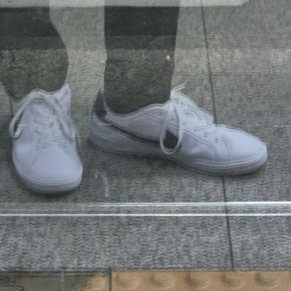 Nike Court Royal White Black 착용 스타일