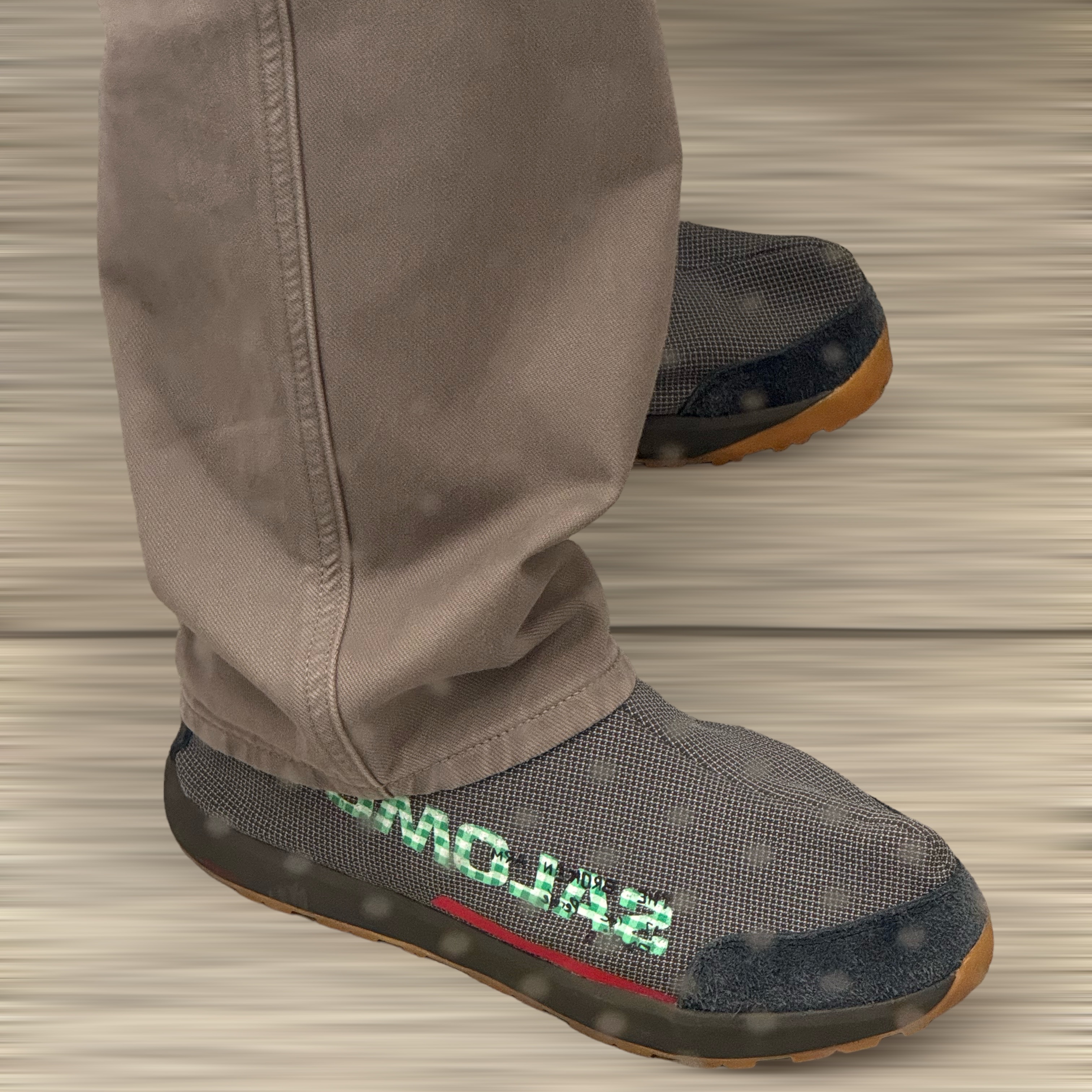 Salomon x The Broken Arm Coverboot Wren Black 착용 스타일