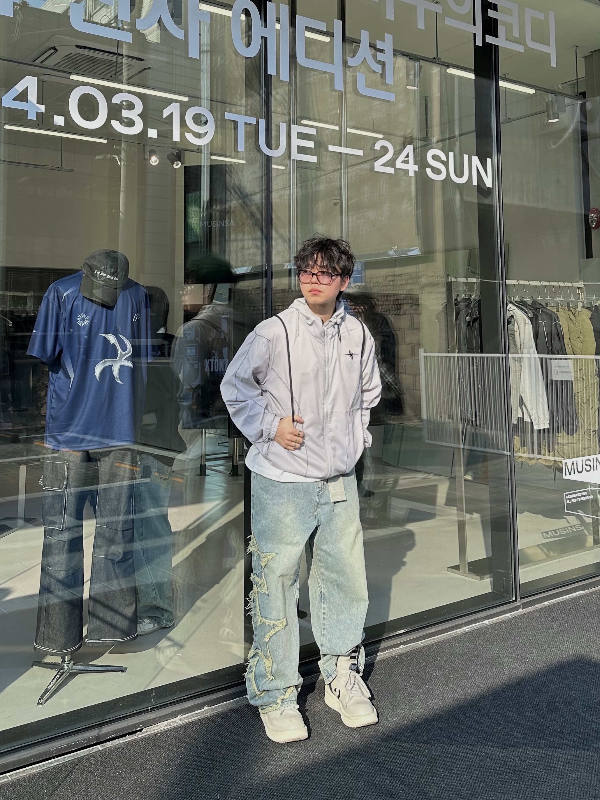 Converse x Drkshdw Turbowpn Pelican 착용 스타일 - 1