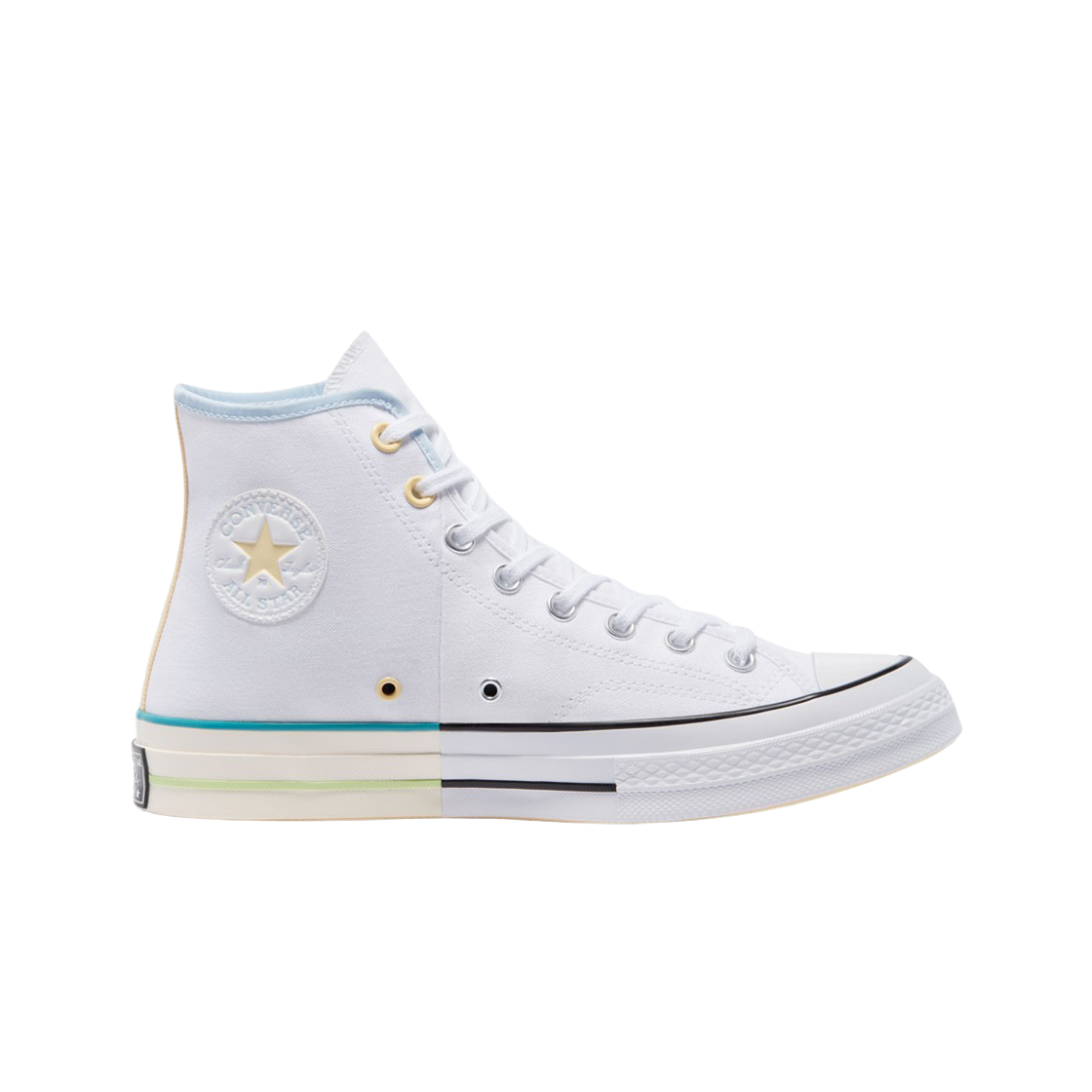 171179C Converse Chuck 70 High White Pack Chambray Blue