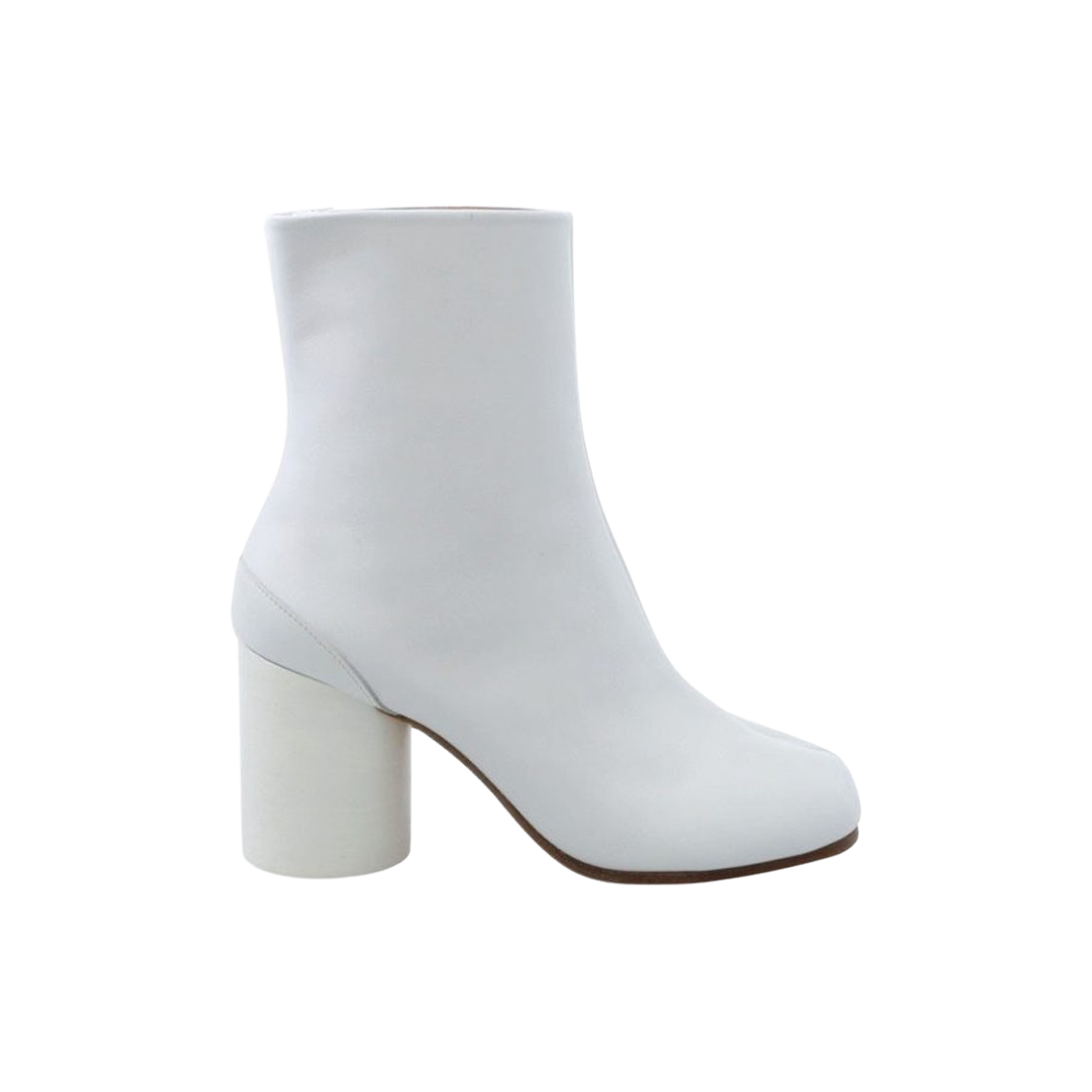 S58WU0260PR516T1003 (W) Maison Margiela Calfskin Tabi Boots White