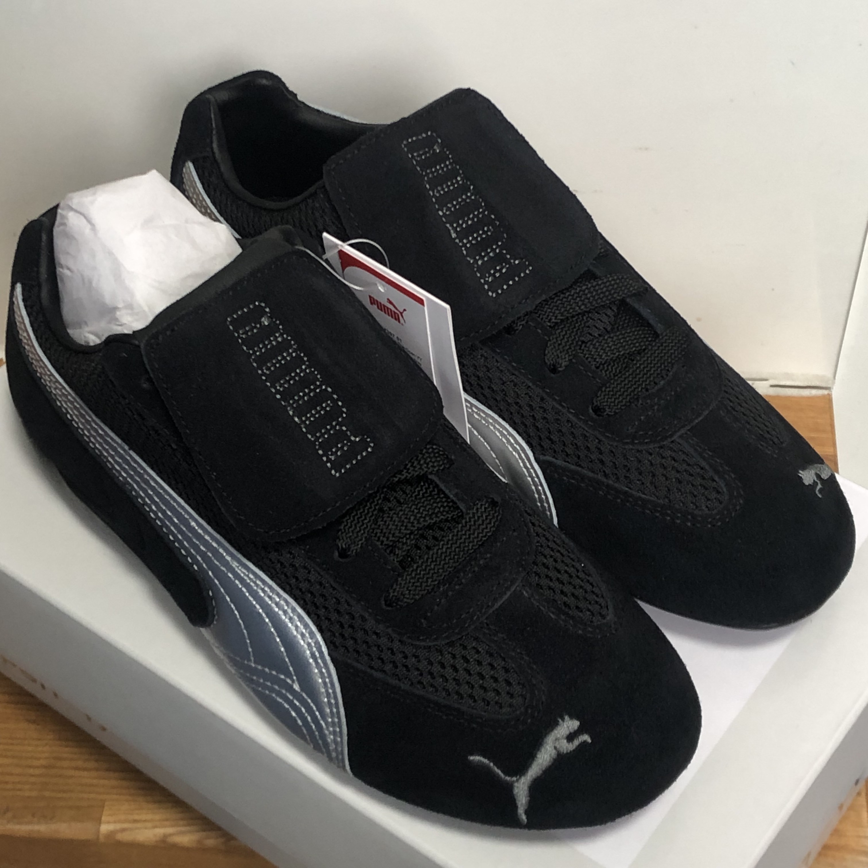 Puma x Open Yy Speedcat Black Shadow Gray 착용 스타일