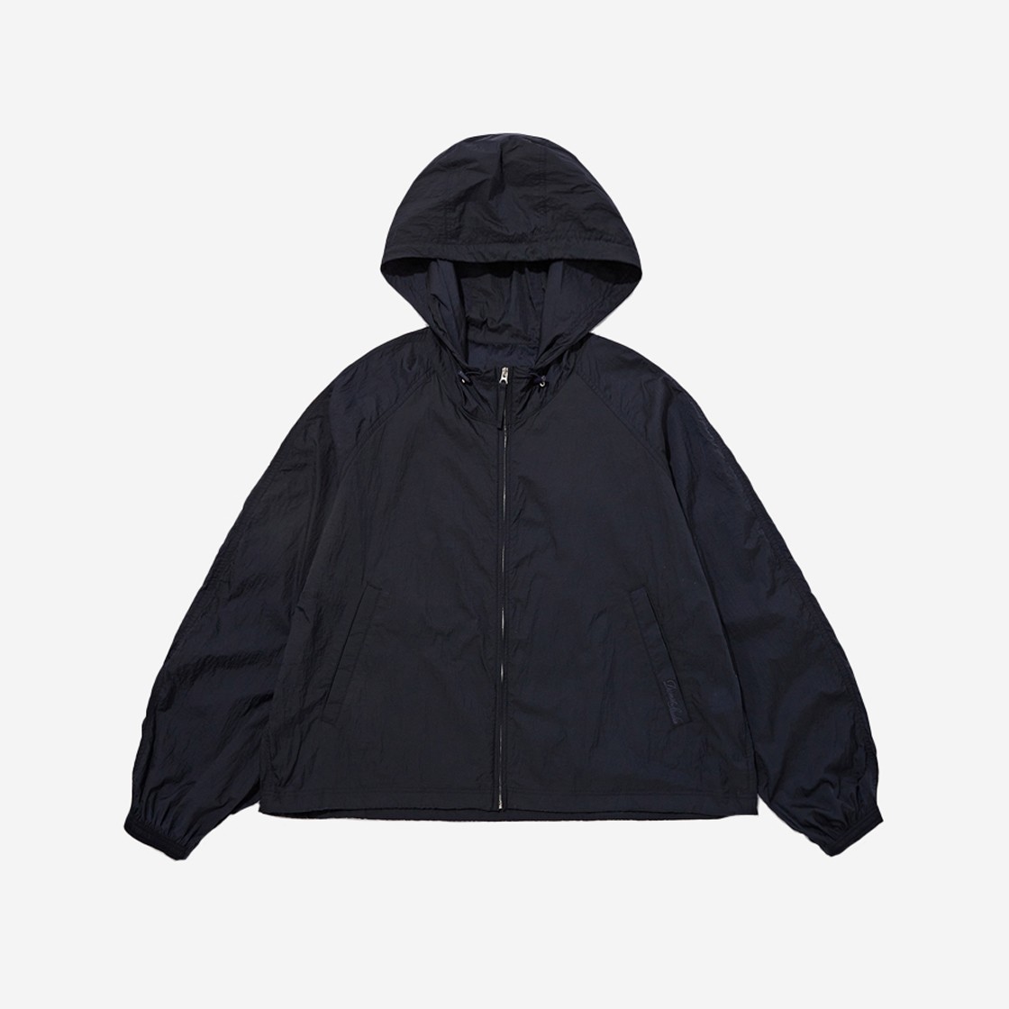 Dunst Unisex Light Hooded Wind Breaker Deep Navy 상세 이미지 1