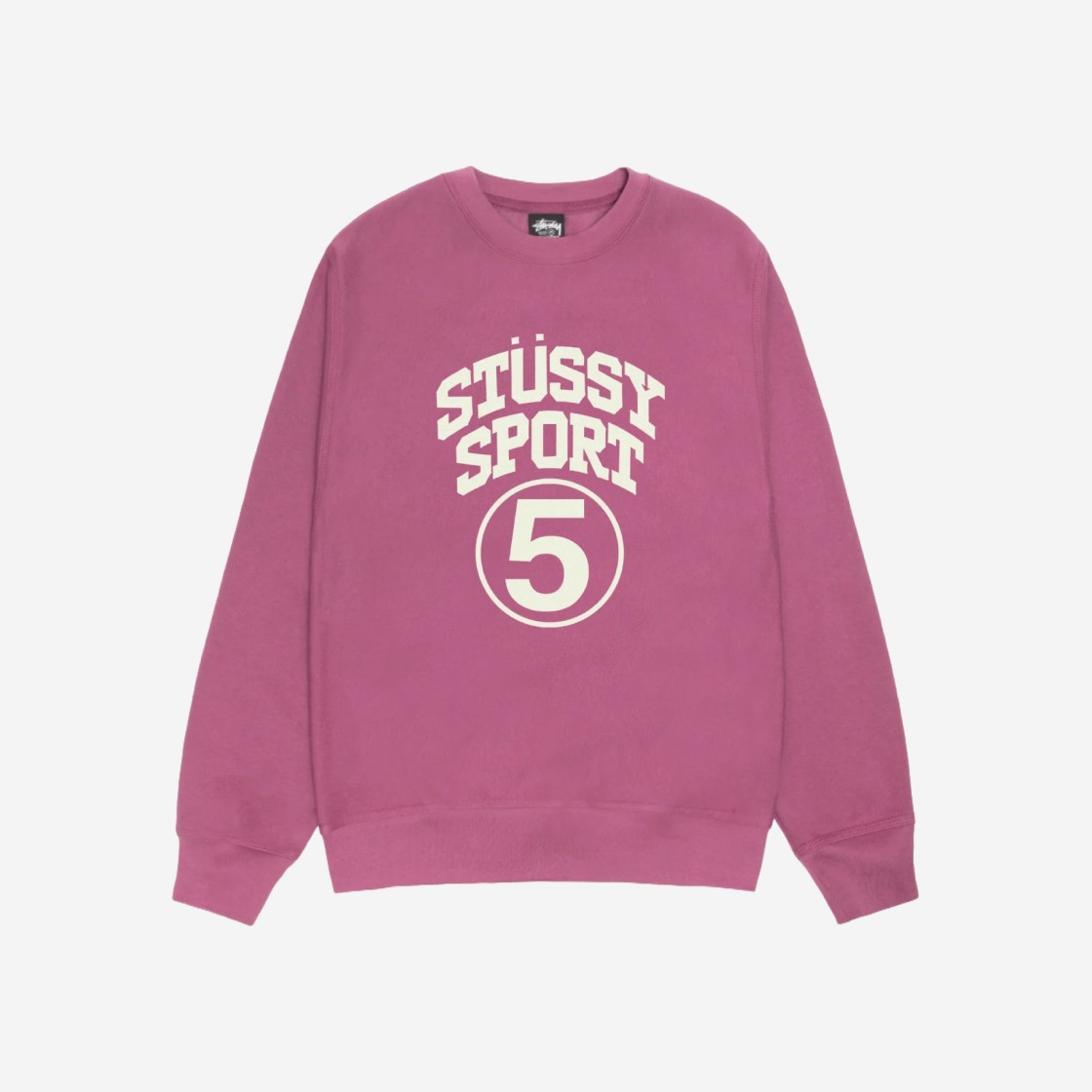 Stussy 5 Sport Crew Berry 상세 이미지 1