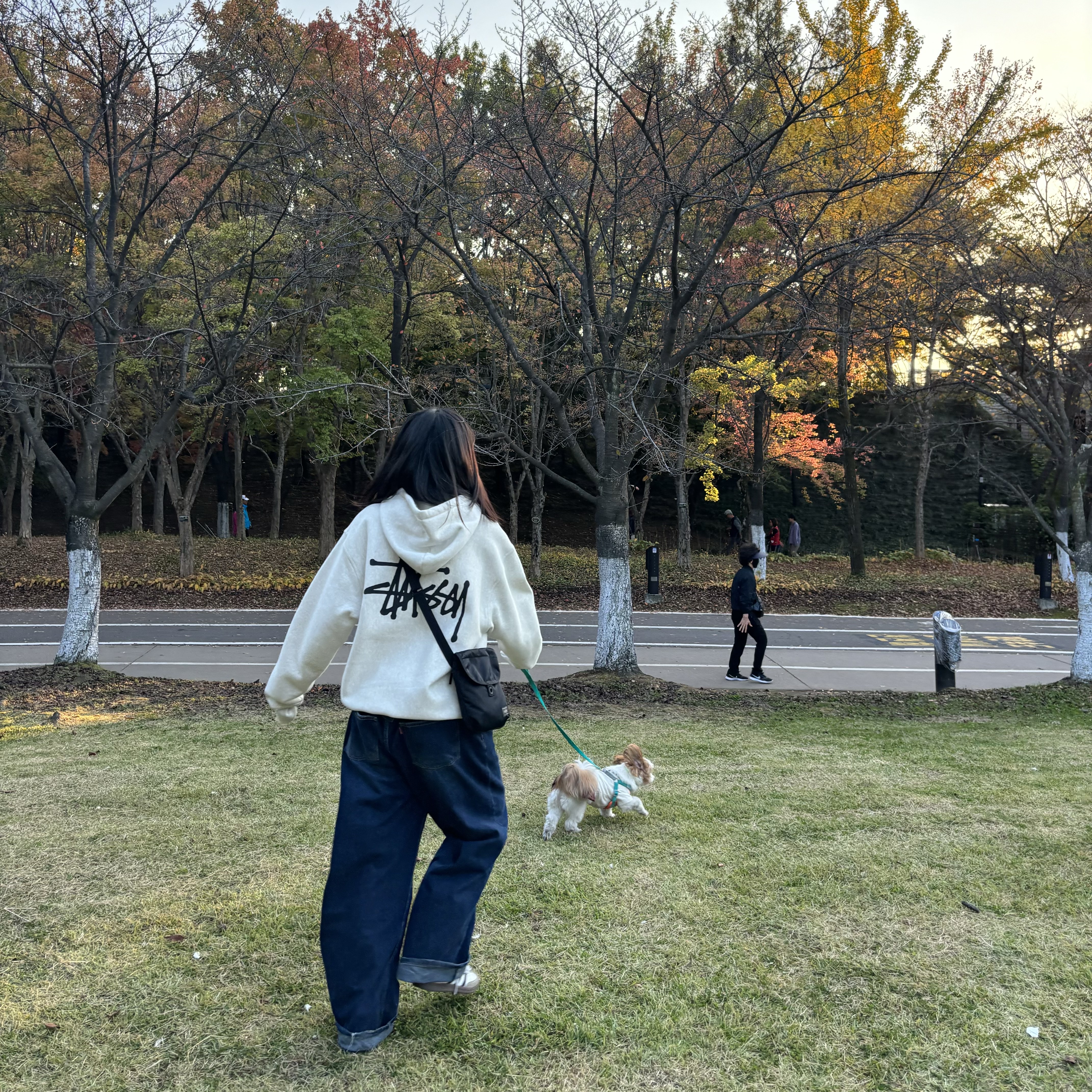 Stussy Basic Stussy Hoodie Ash Heather 2022, Stussy Basic Stussy Hoodie Ash Heather 2023 착용 스타일 - 2