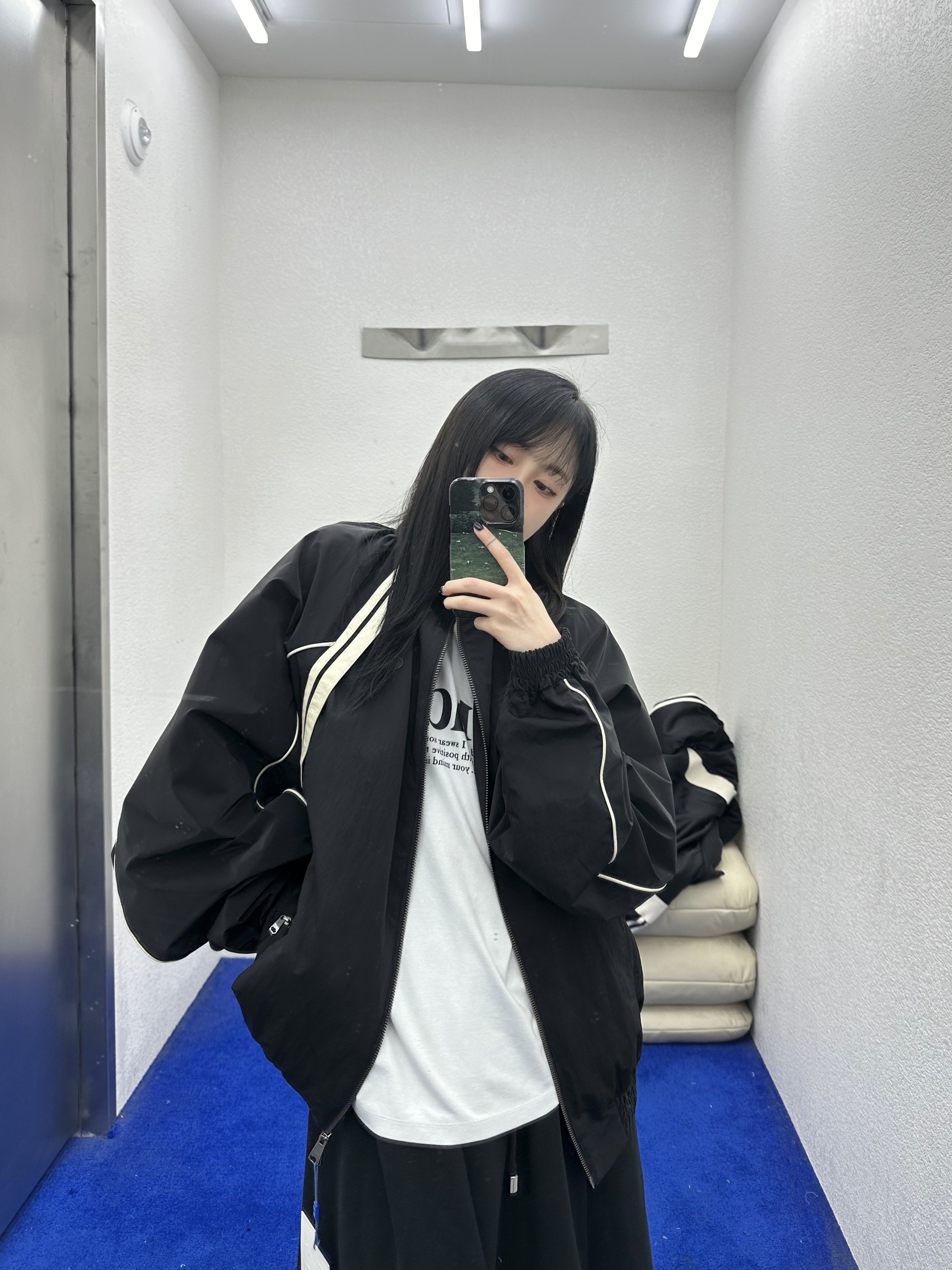 Ader Error Bashar Jumper Noir, Nike x Supreme Air Force 1 Low Black 착용 스타일 - 1
