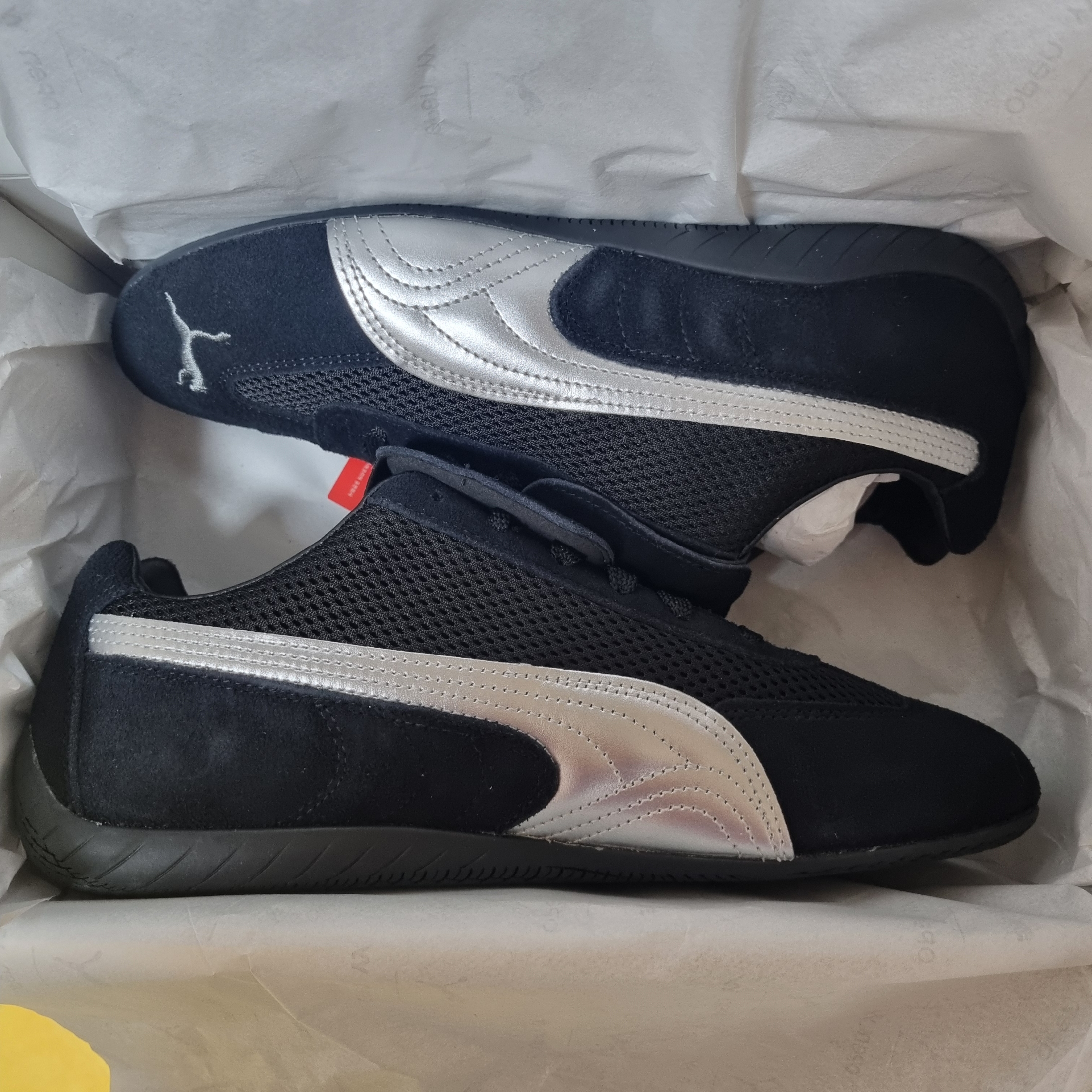 Puma x Open Yy Speedcat Black Shadow Gray 착용 스타일