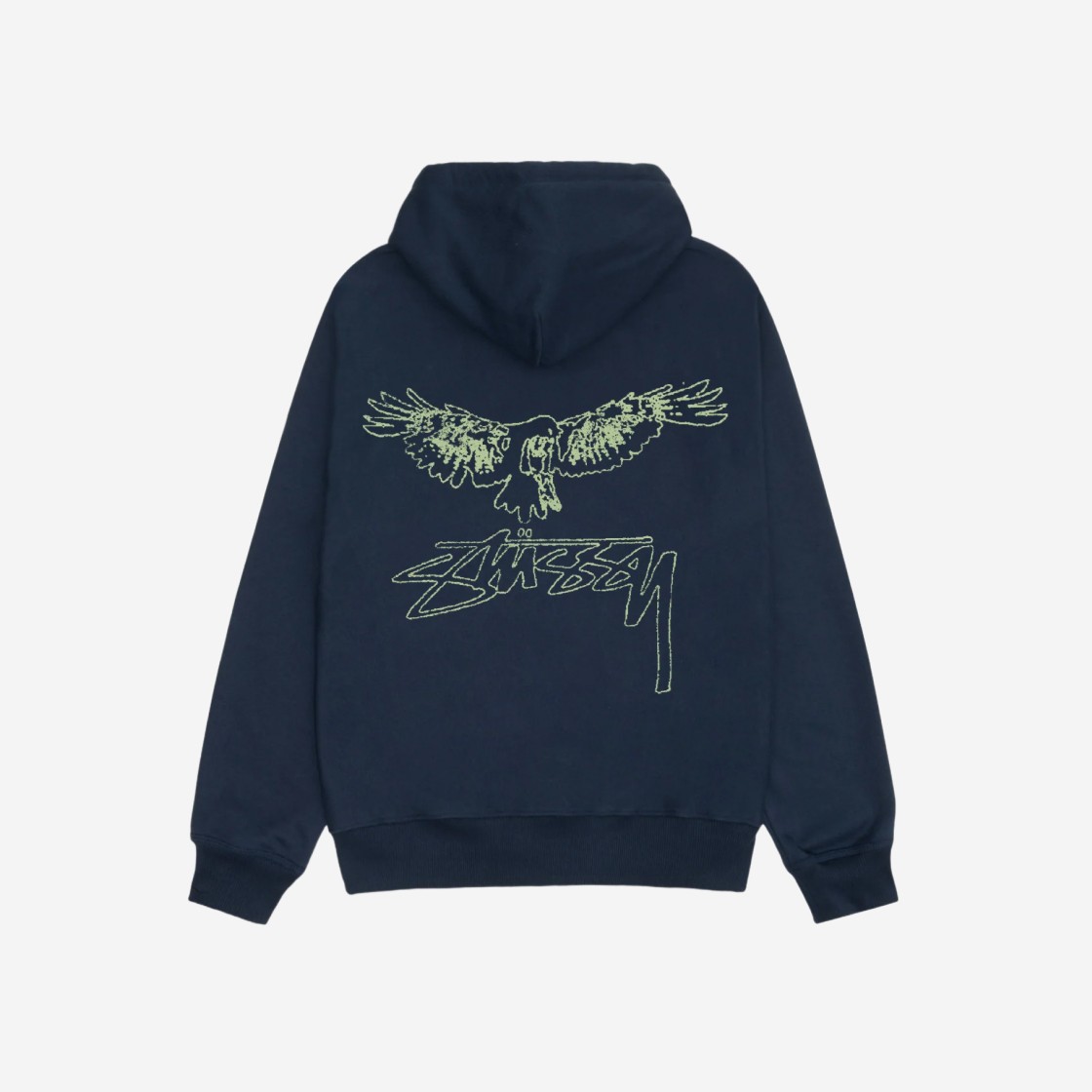 Stussy Wingspan Hoodie Navy 상세 이미지 1