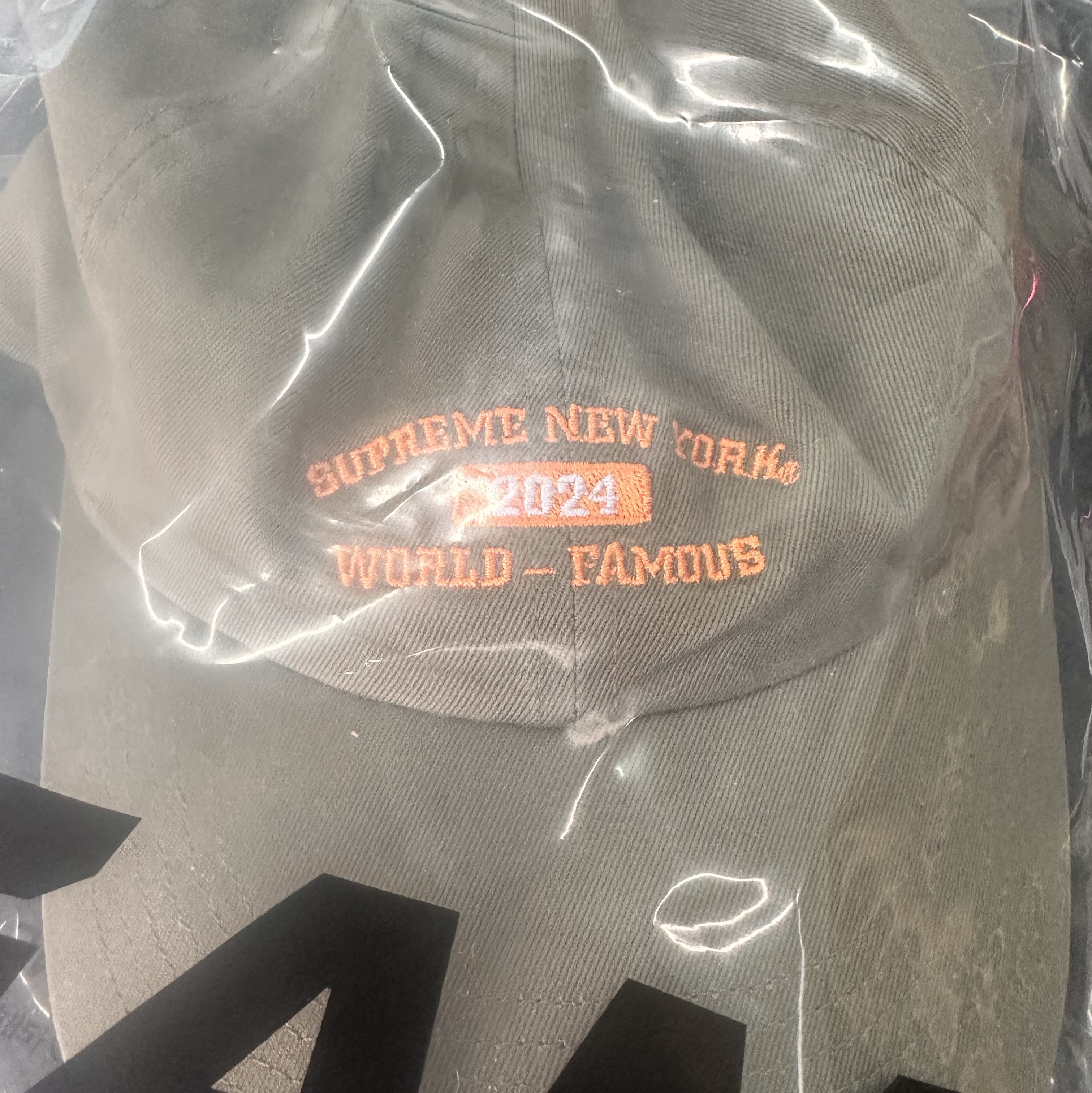 Supreme New York Arc 6-Panel Olive - 24SS 착용 스타일