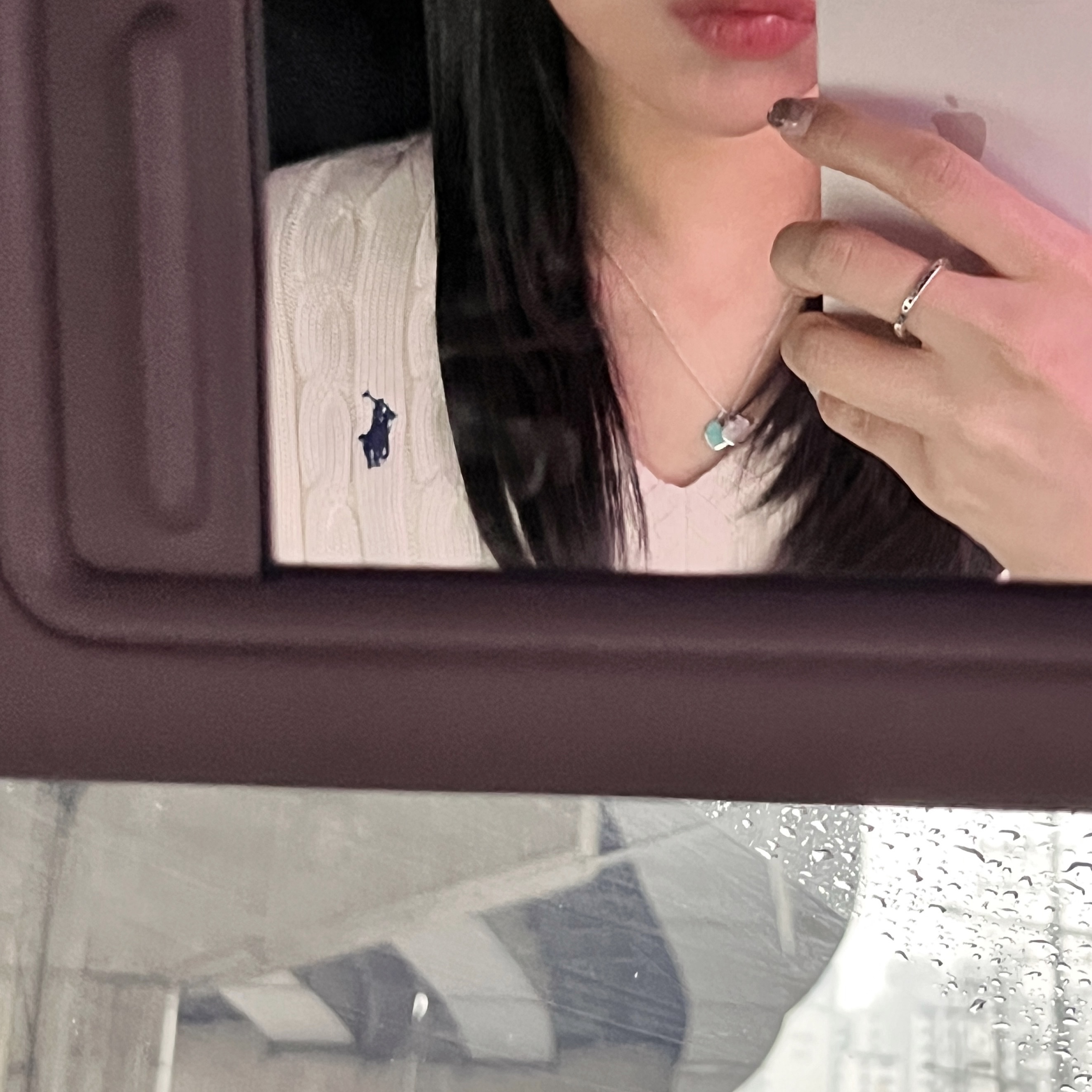 Polo Ralph Lauren Women Cable Knit Cotton V-Neck Sweater Cream, Tiffany & Co. Return To Tiffany Blue Double Heart Tag Pendant Mini Silver 착용 스타일