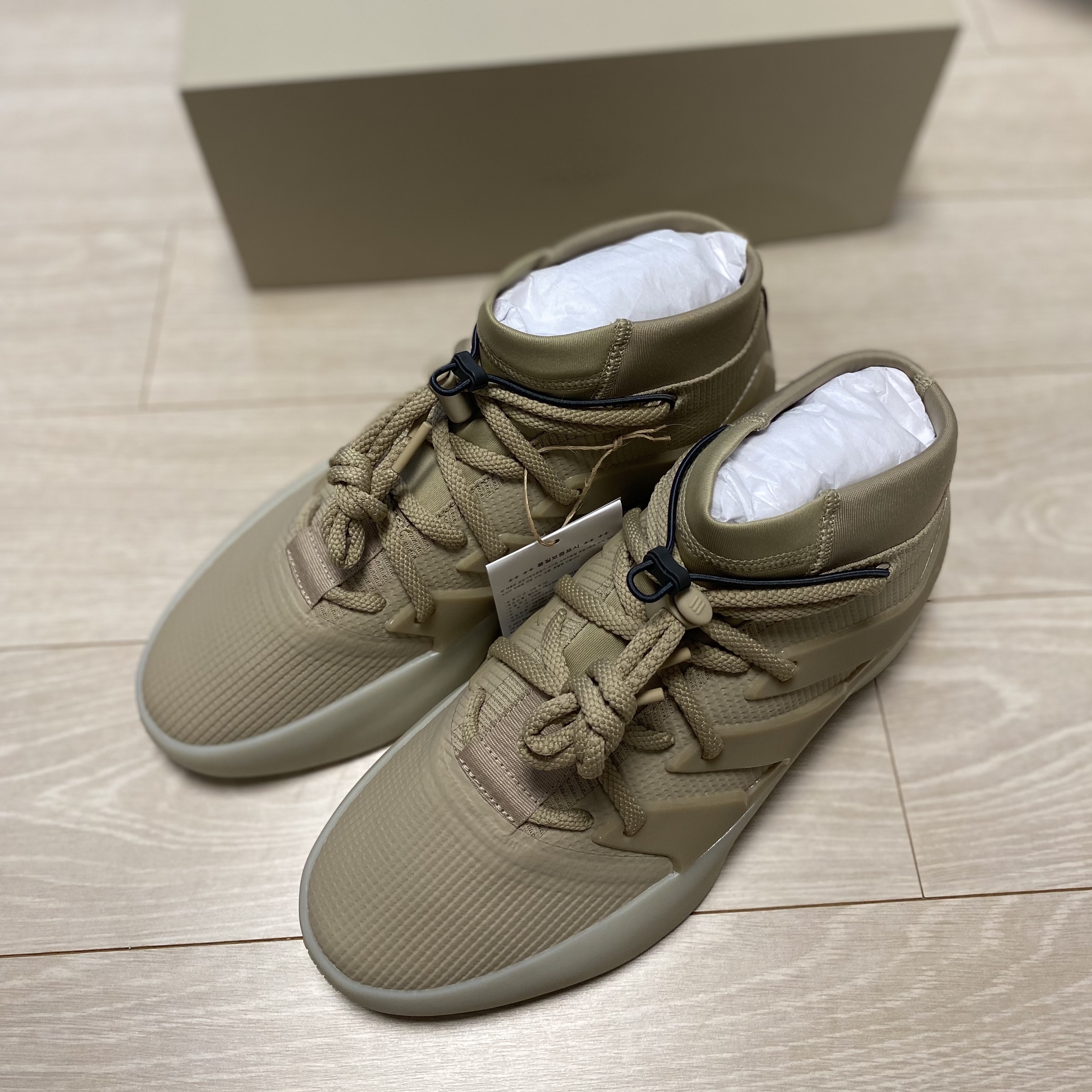 Adidas x Fear of God Athletics I Basketball Clay 착용 스타일