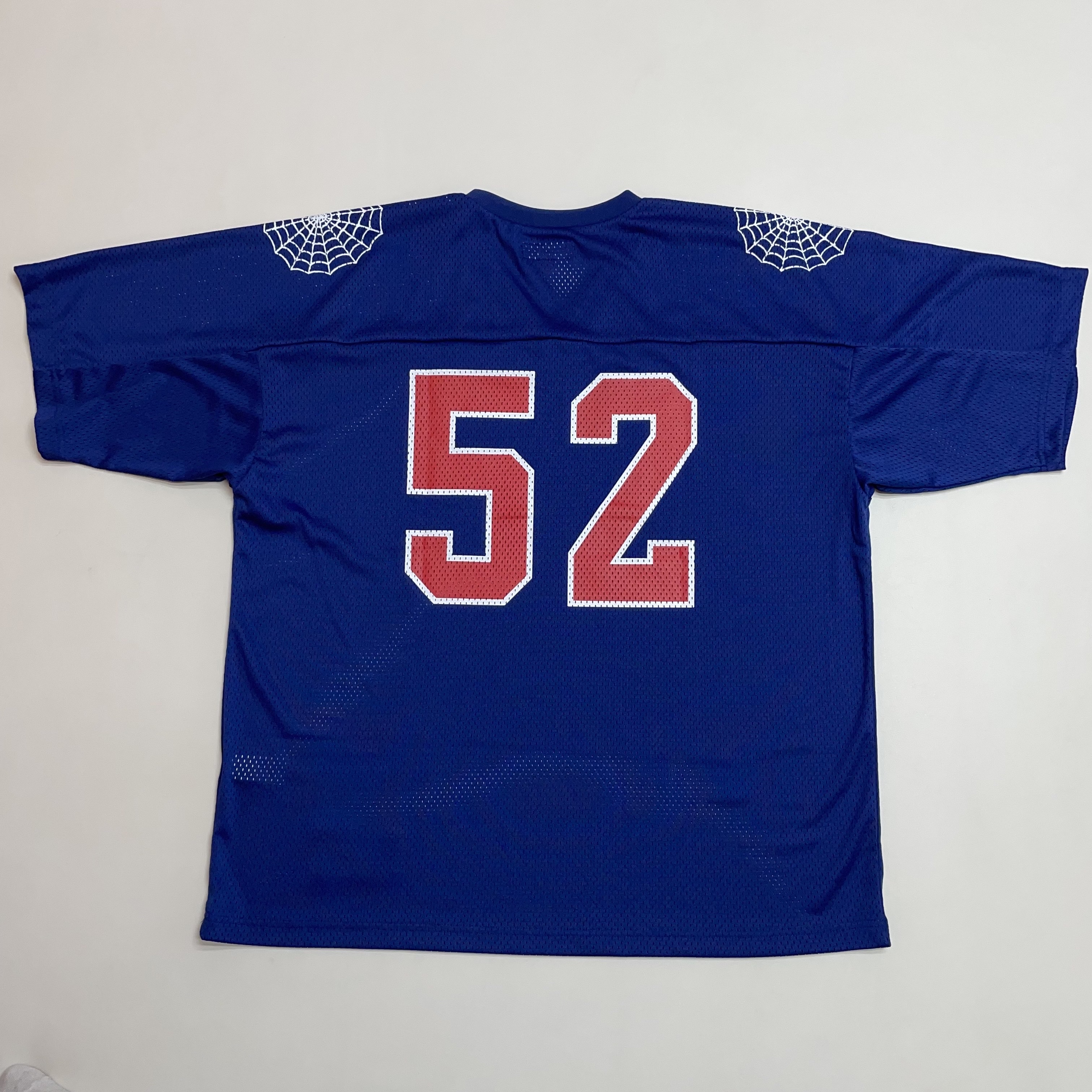 Supreme Spiderweb Football Jersey Navy - 24SS 착용 스타일 - 2