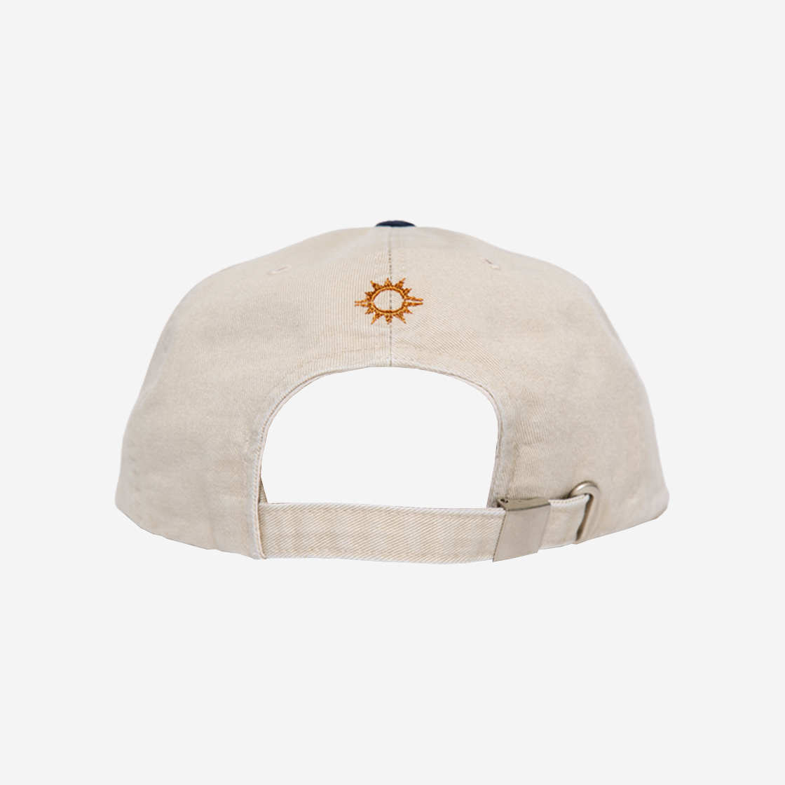 HELLO■HS 90's Logo 6Panel Cap_Beige&Navy ■送料込 헬로선라이즈 90s 로고 6패널 캡_베이지&네이비 | Hello Sunrise