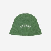 Stussy Bucket Hat Waffle Knit Green