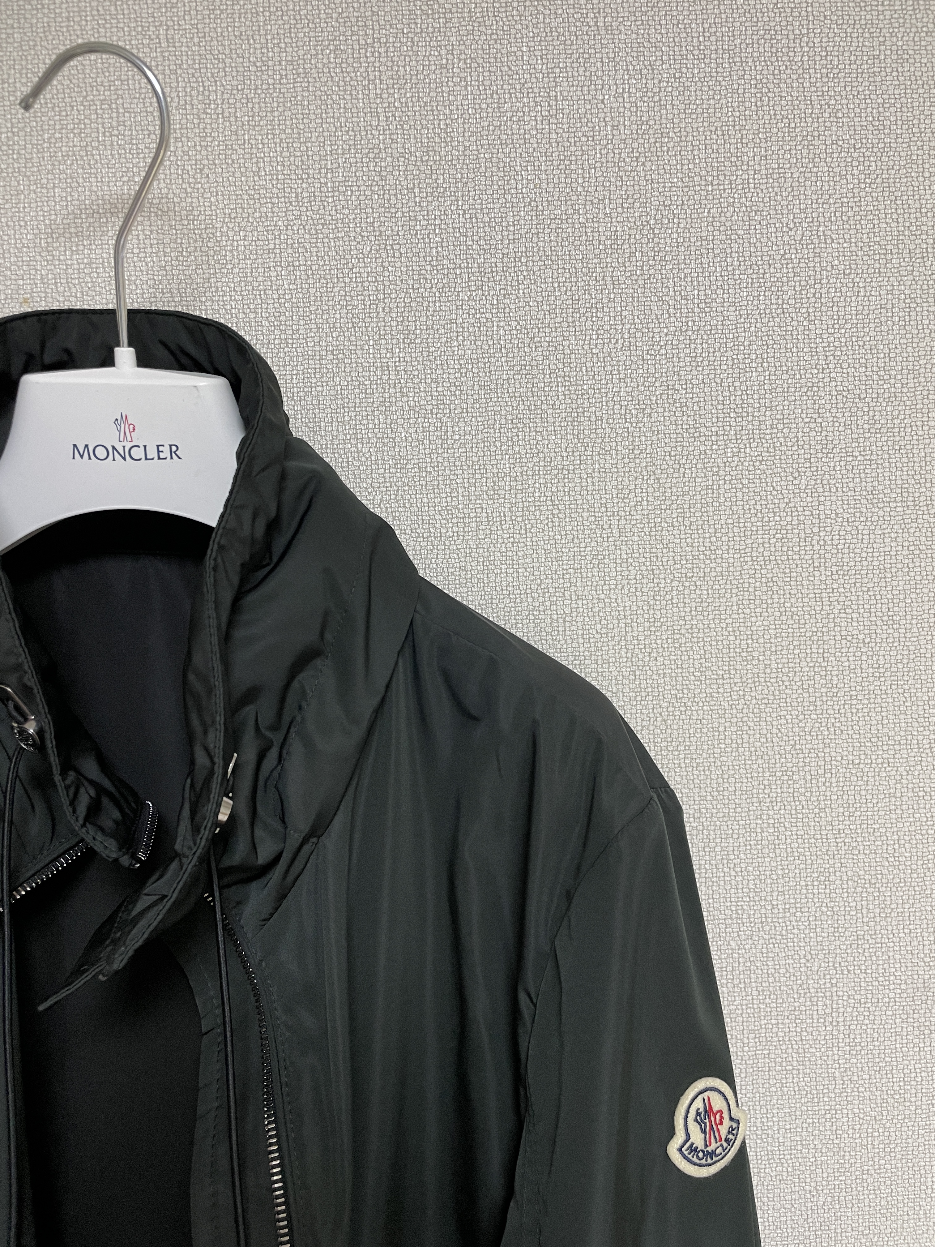 (W) Moncler Enet Parka Jacket Black - 24SS 착용 스타일