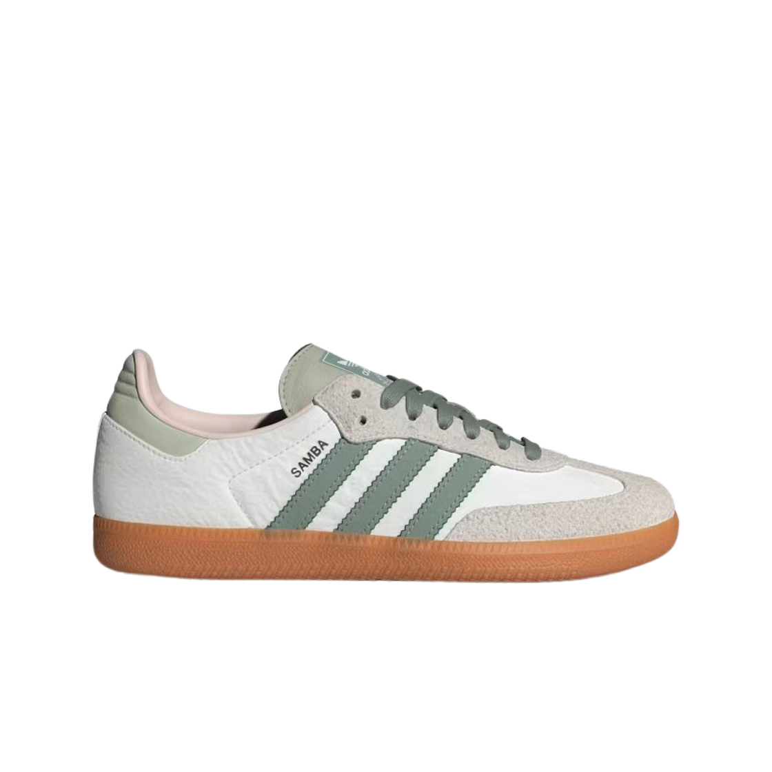 (W) 아디다스 삼바 OG 클라우드 화이트 실버 그린((W) Adidas Samba OG Cloud White Silver Green)