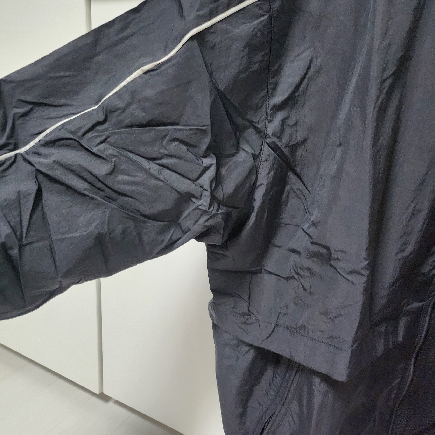 Nike NSW Solo Swoosh Woven Track Jacket Black - Asia 착용 스타일 - 3