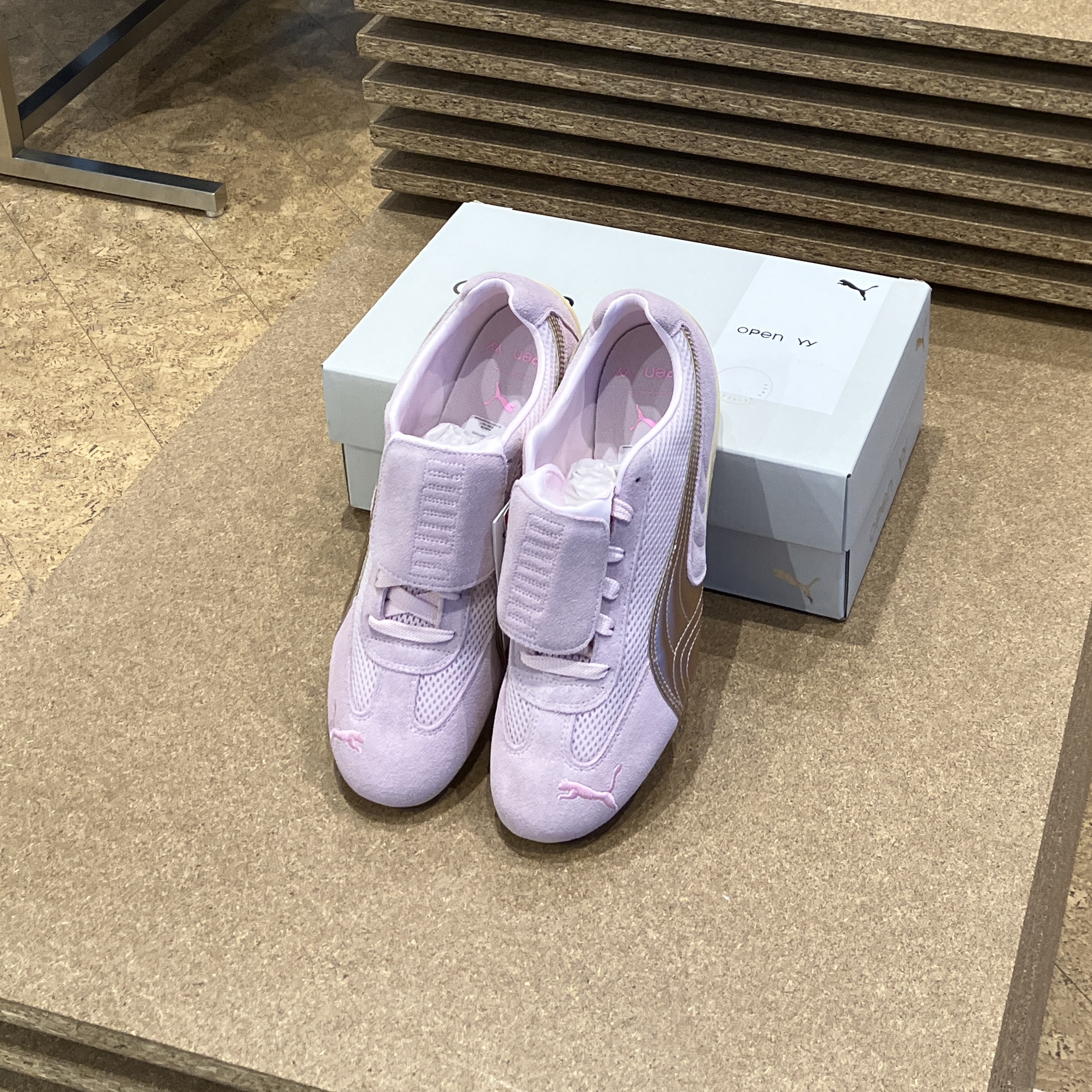 Puma x Open Yy Speedcat Whisp of Pink Chamomile 착용 스타일