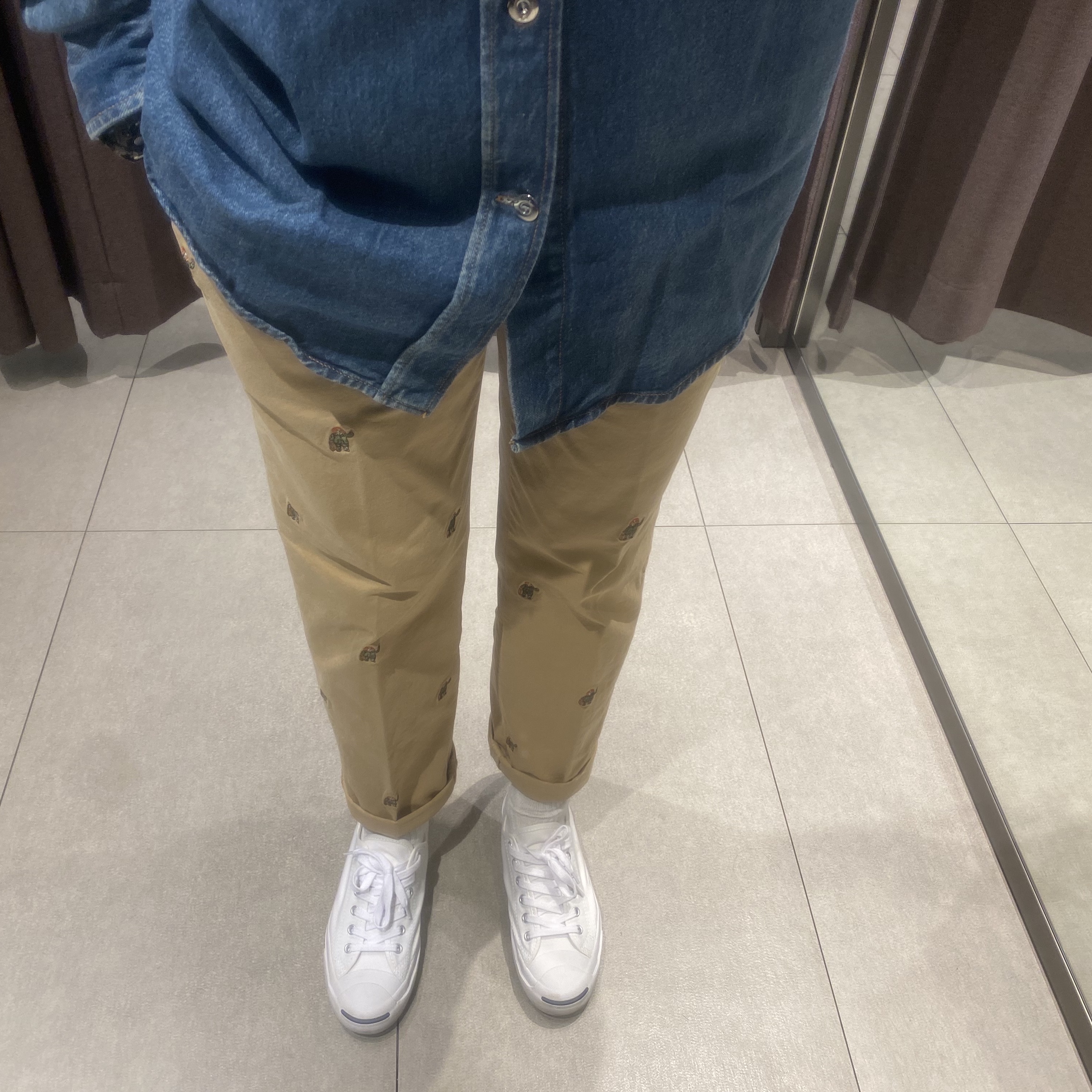 Converse Jack Purcell Ox White 착용 스타일