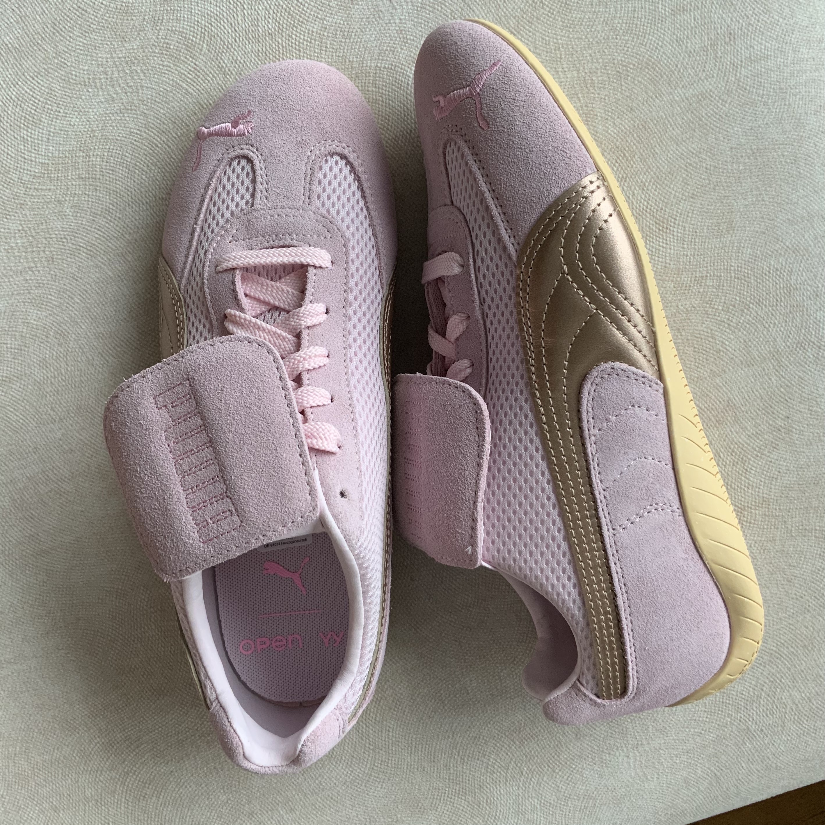 Puma x Open Yy Speedcat Whisp of Pink Chamomile 착용 스타일 - 2