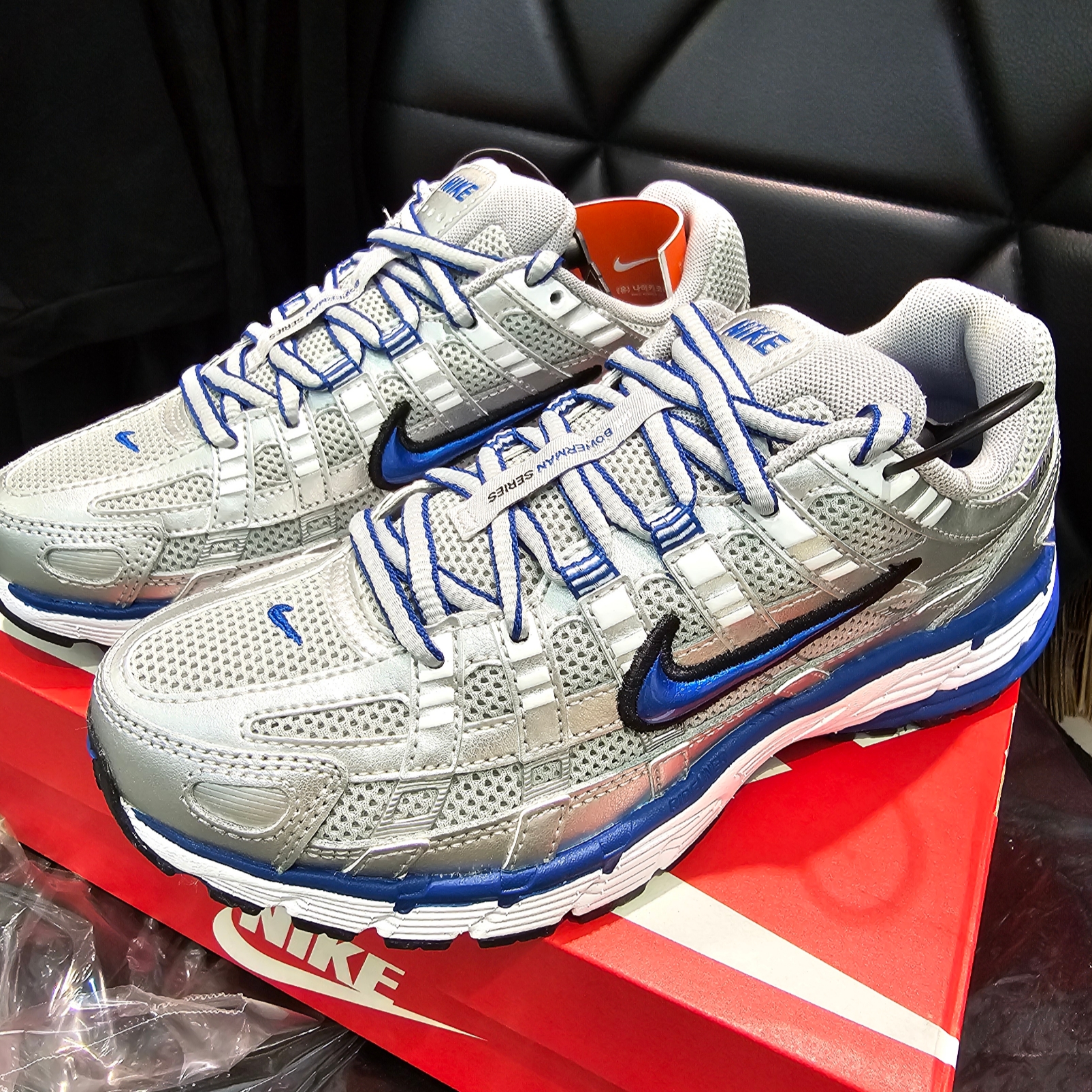 (W) Nike P-6000 Laser Blue 착용 스타일 - 8