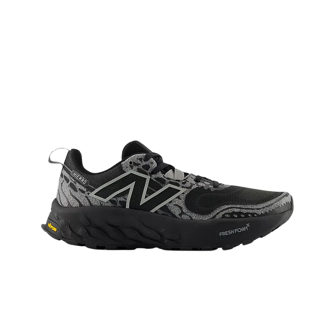 뉴발란스 프레쉬 폼 X 이에로 v8 블랙 쉐도우 그레이 - 2E 와이드(New Balance Fresh Foam X Hierro v8 Black Shadow Grey - 2E Wide)