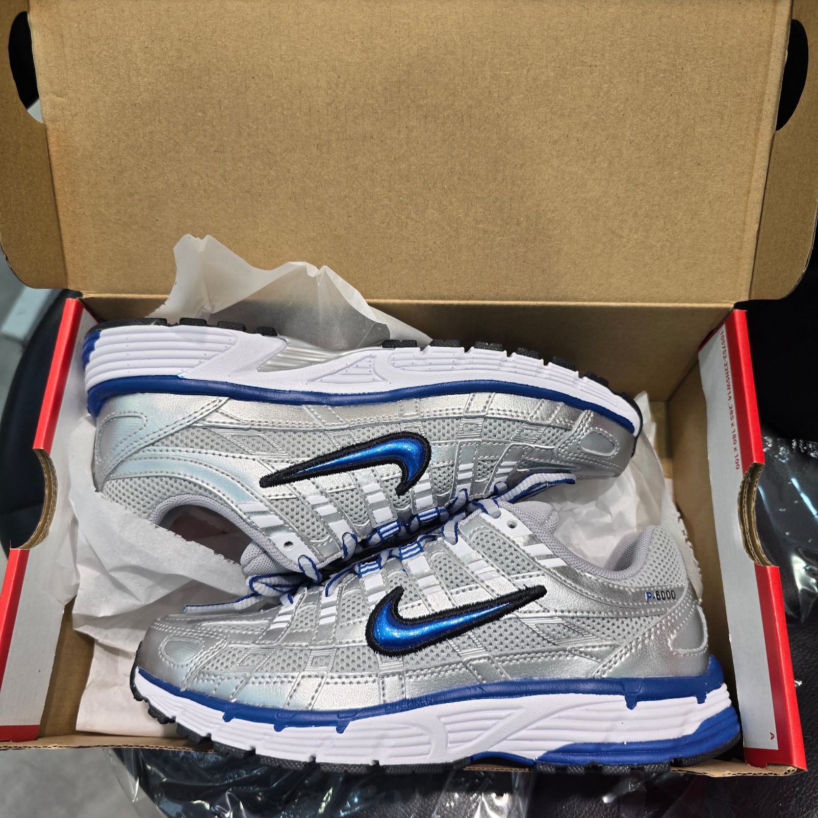 (W) Nike P-6000 Laser Blue 착용 스타일 - 5