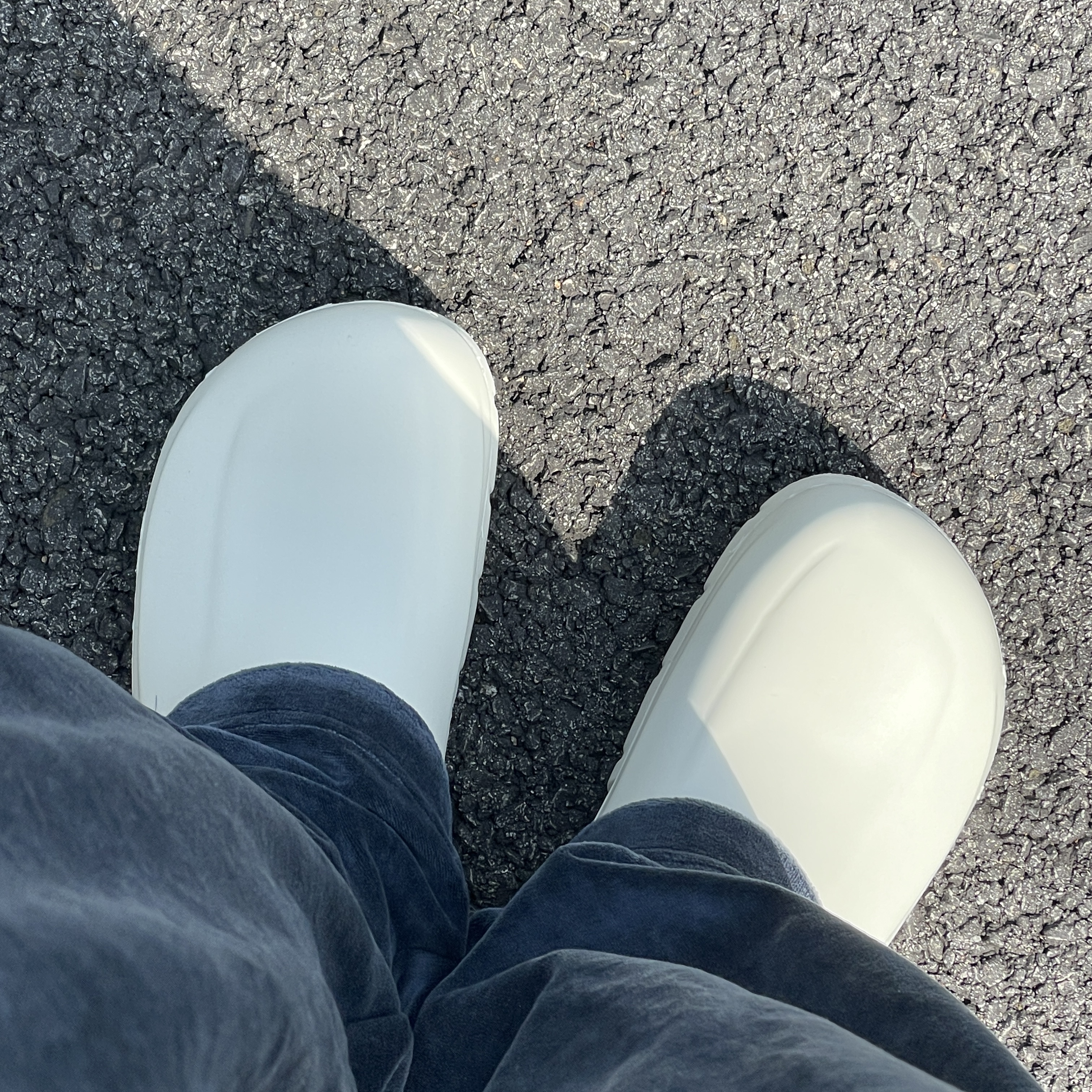 Birkenstock A630 Clog White 착용 스타일