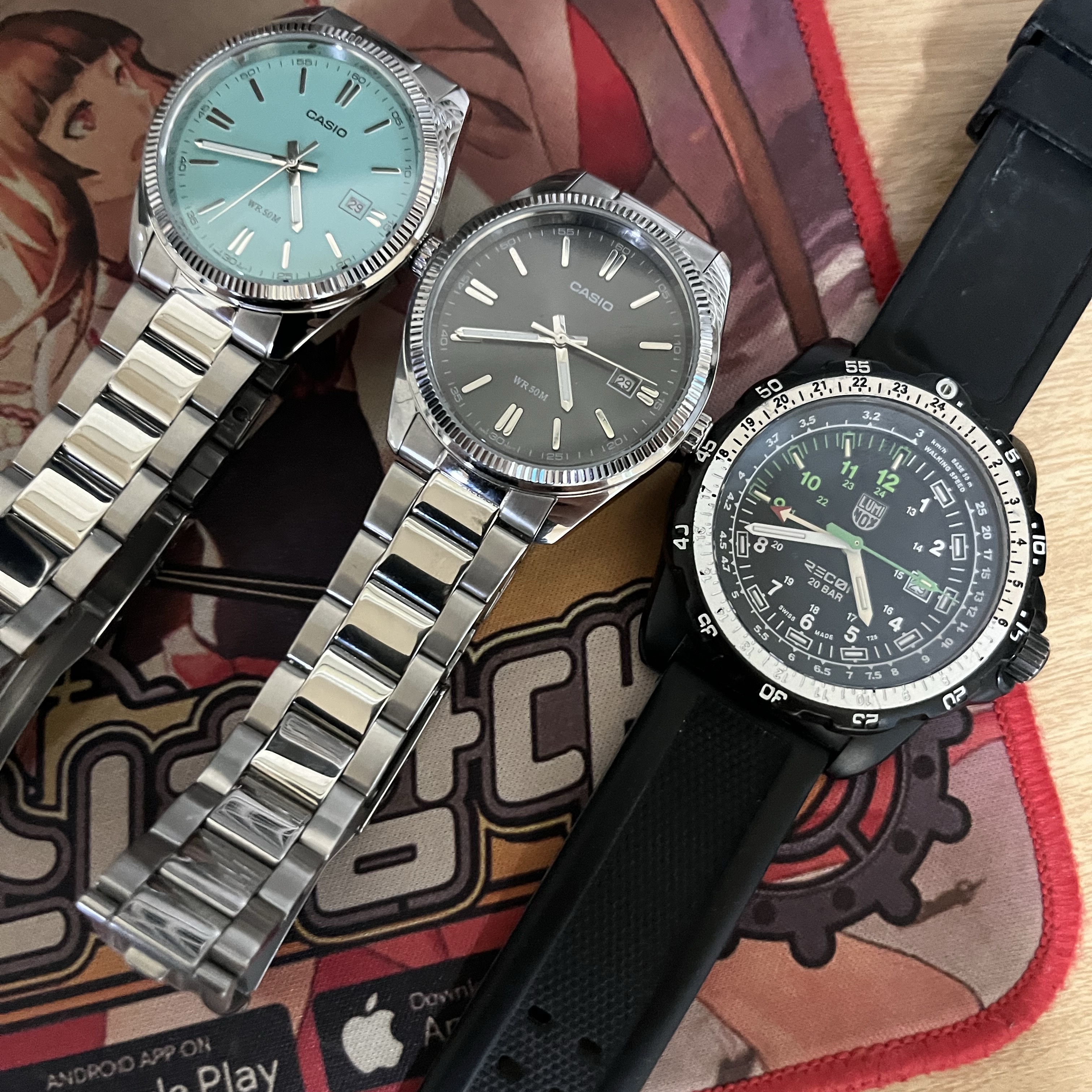 Casio MTP-1302D-2A2 착용 스타일