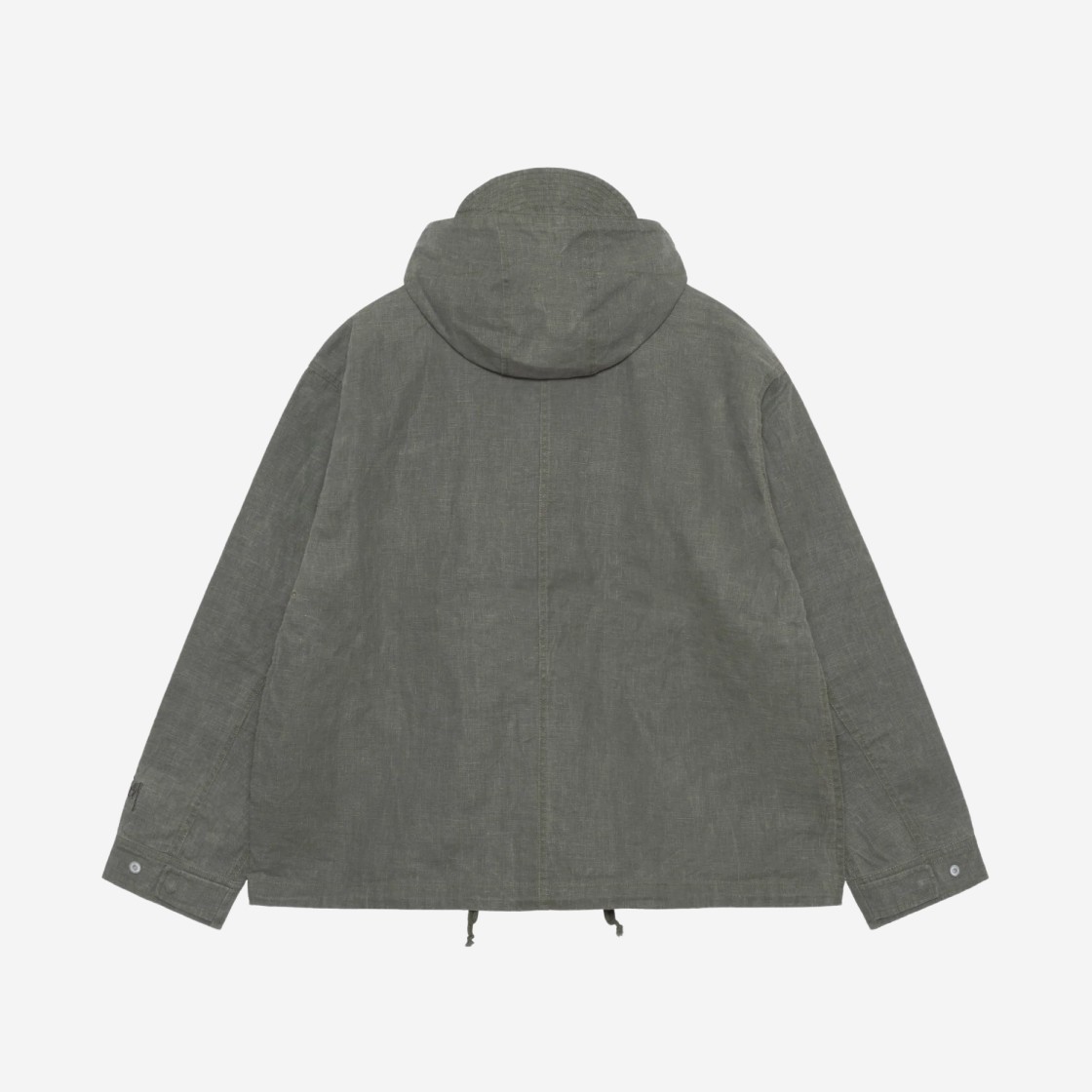 Stussy Waxed Linen Short Parka Olive 상세 이미지 2