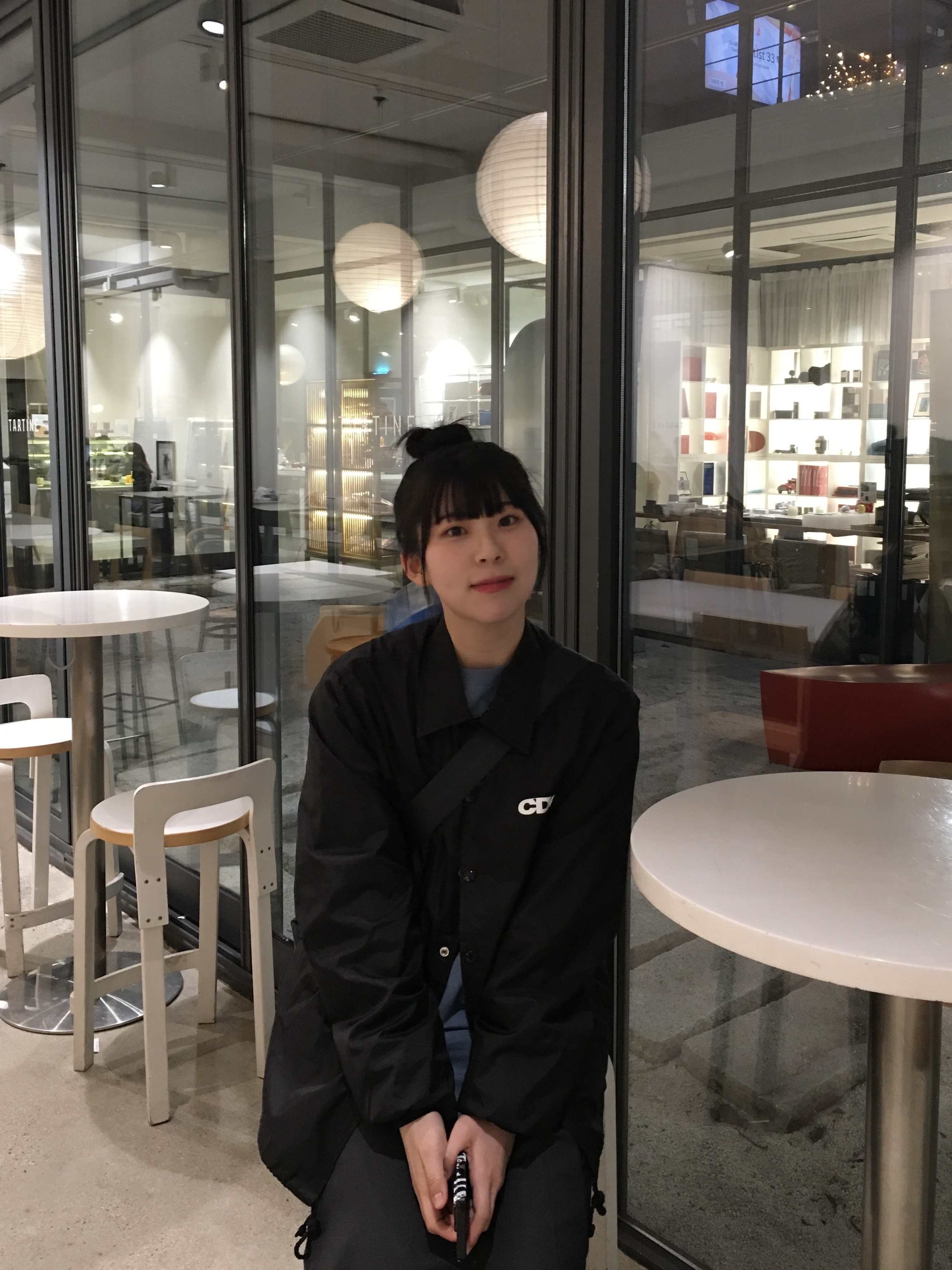 CDG Logo Coach Jacket Black, (W) Nike Air VaporMax 360 Triple Black 착용 스타일 - 3