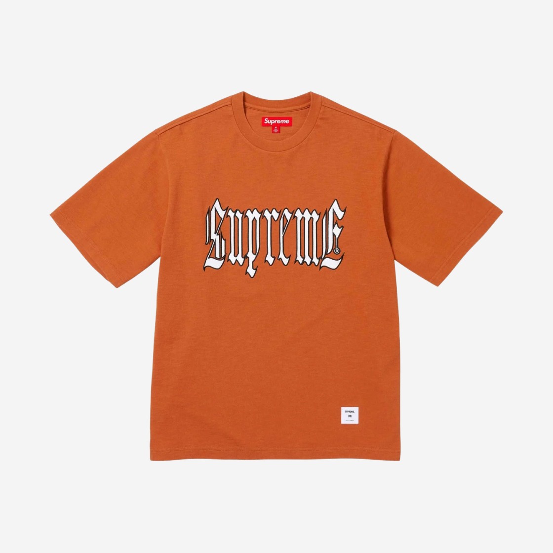 Supreme Old English S/S Top Rust - 24SS 상세 이미지 1