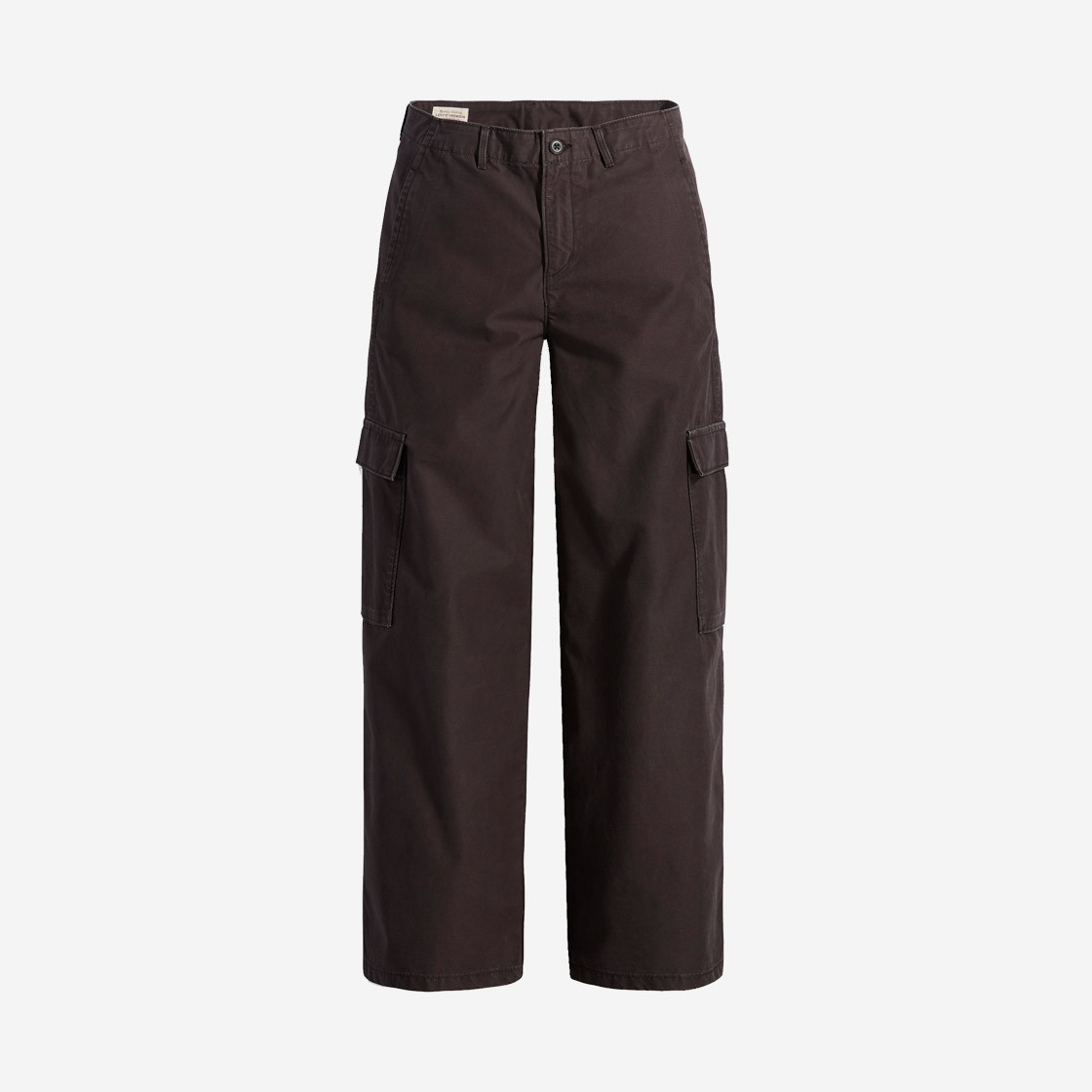 Levi's Women Baggy Cargo Pants Black 상세 이미지 1