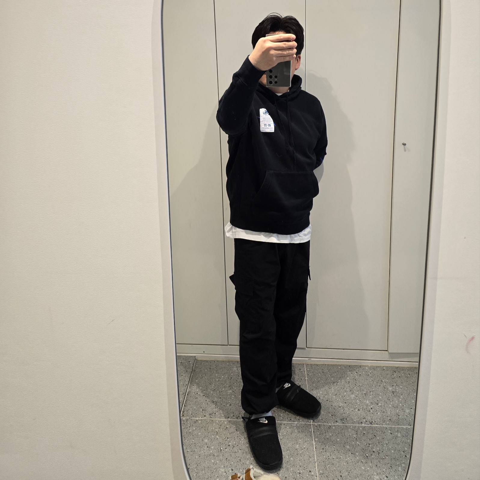 Stussy Undershirt White (3 Pack) 착용 스타일 - 2