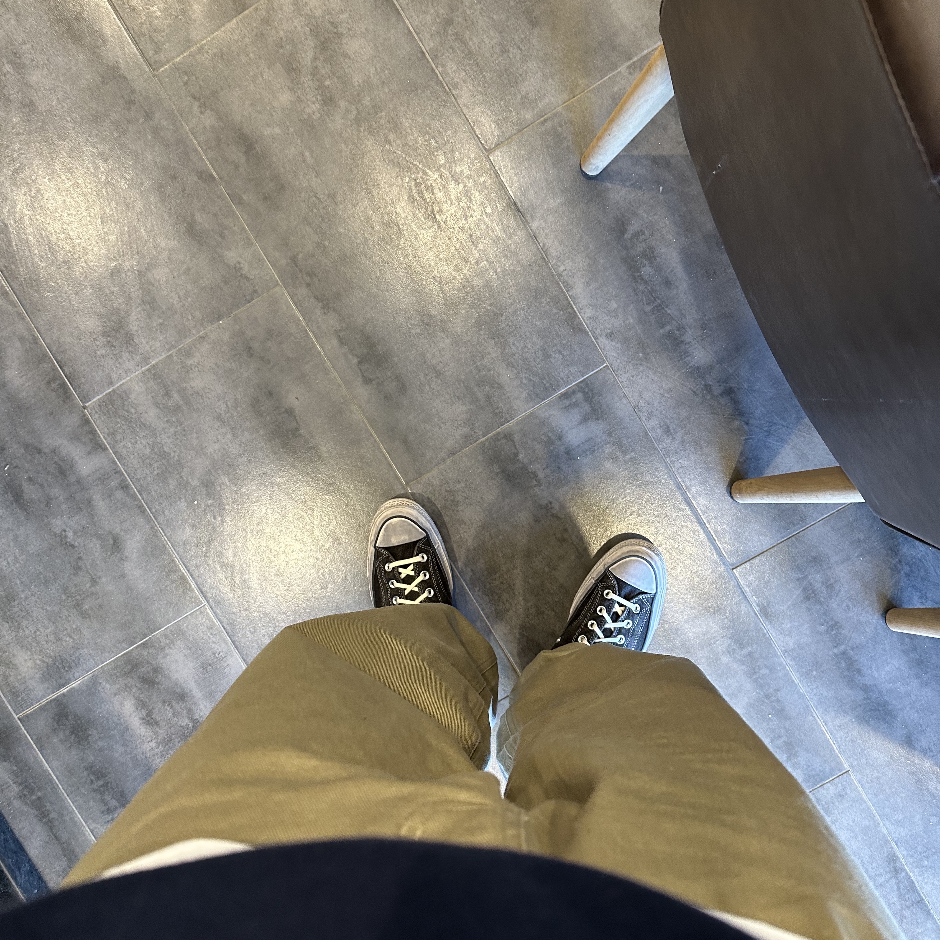 Converse x Stussy x Our Legacy Work Shop Chuck 70 High Pigeon Grey 착용 스타일
