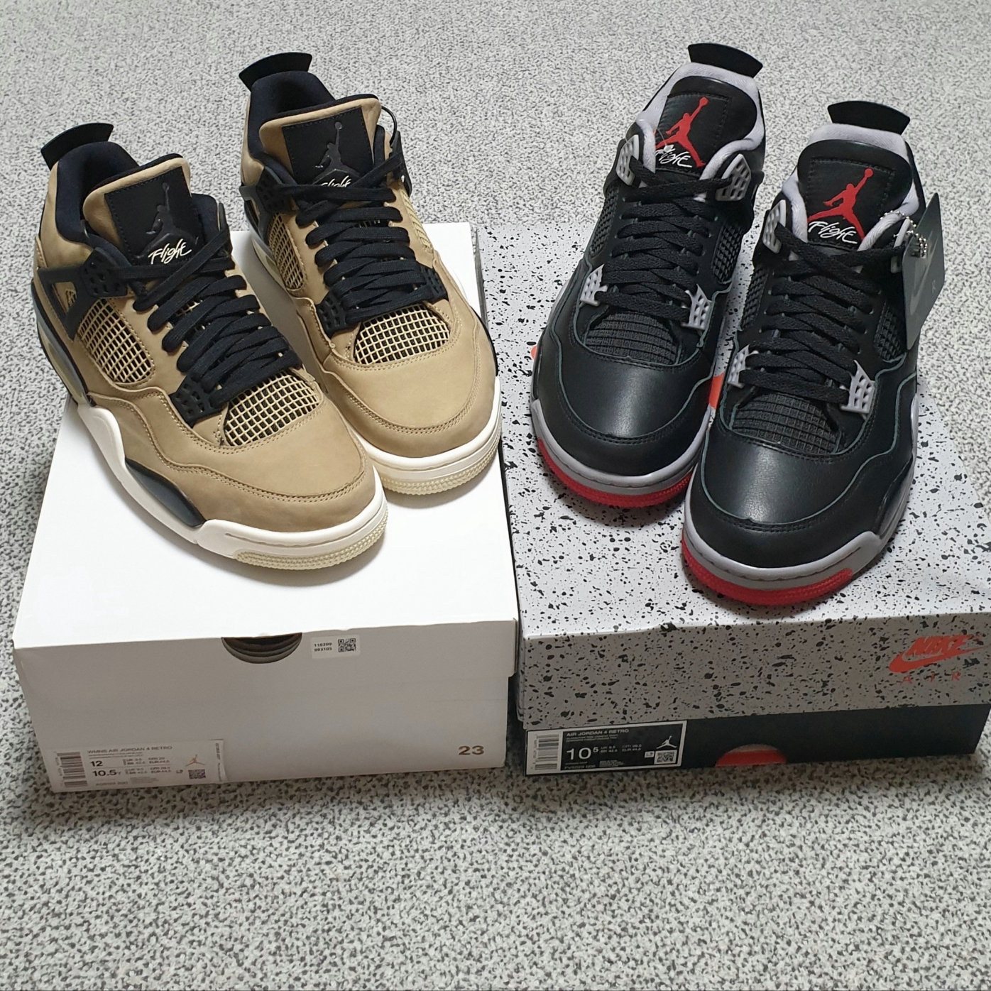 Jordan 4 Retro Bred Reimagined 착용 스타일
