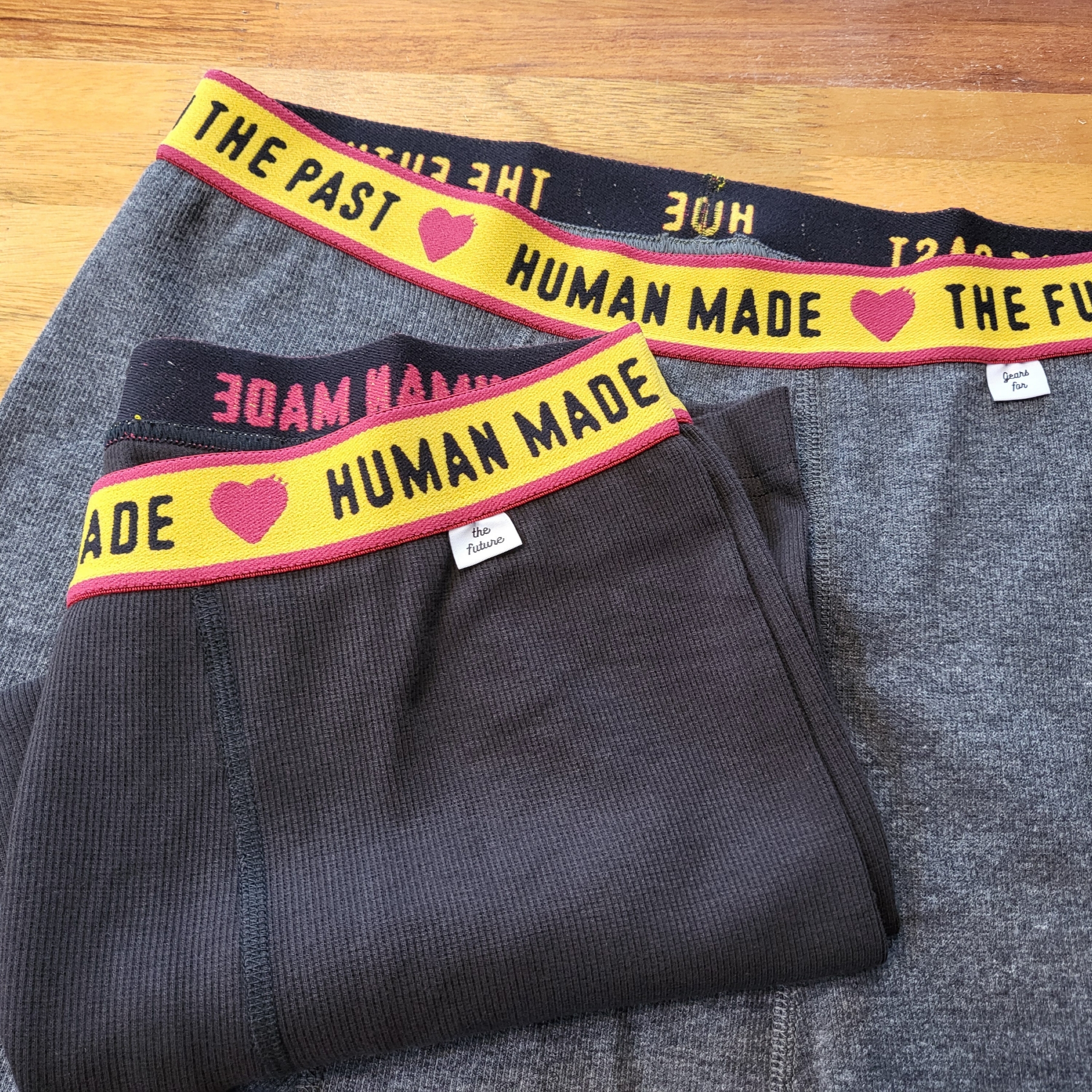 Human made Boxer Brief Charcoal, Human made Boxer Brief Black 착용 스타일
