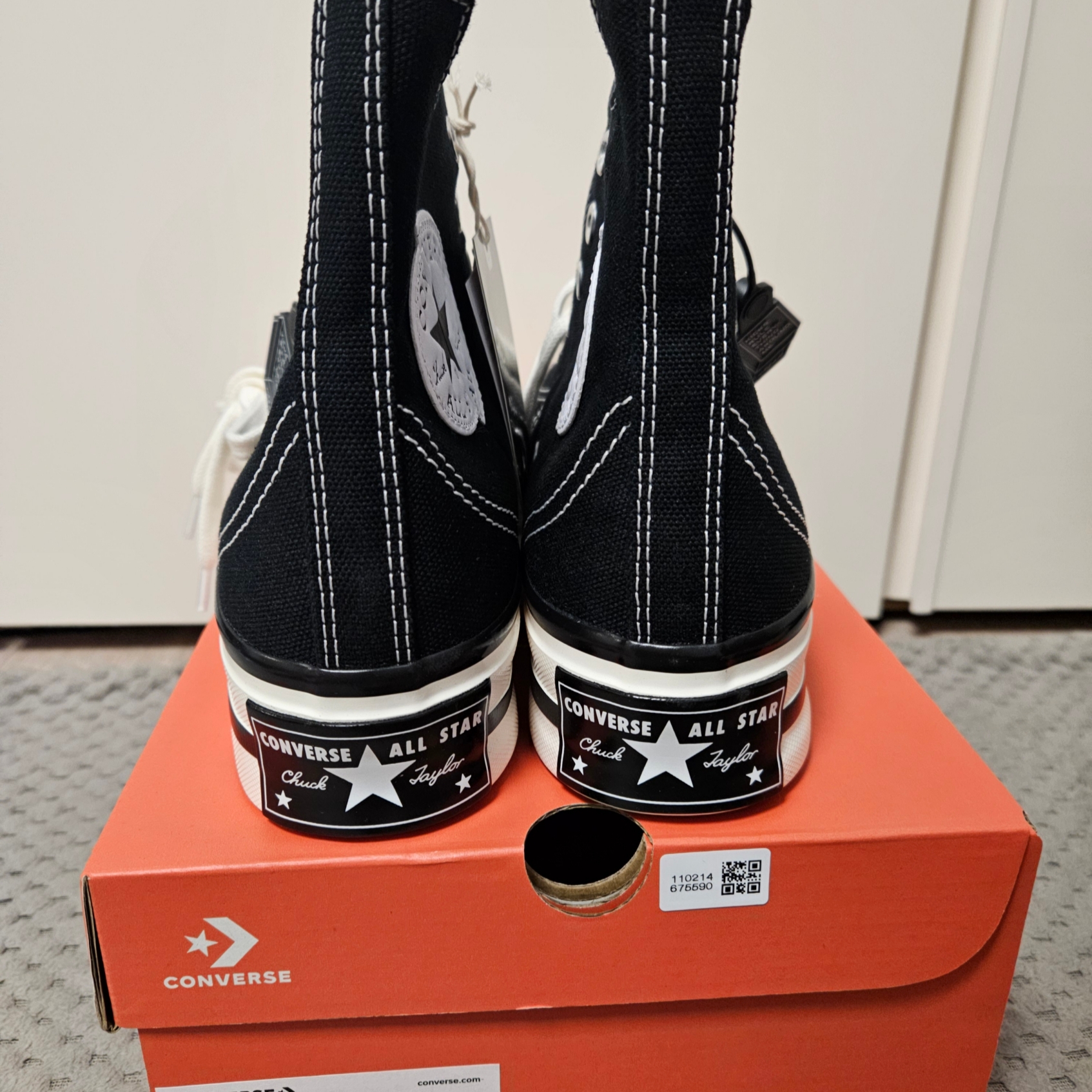 Converse Chuck 70 High Plus Black 착용 스타일 - 3