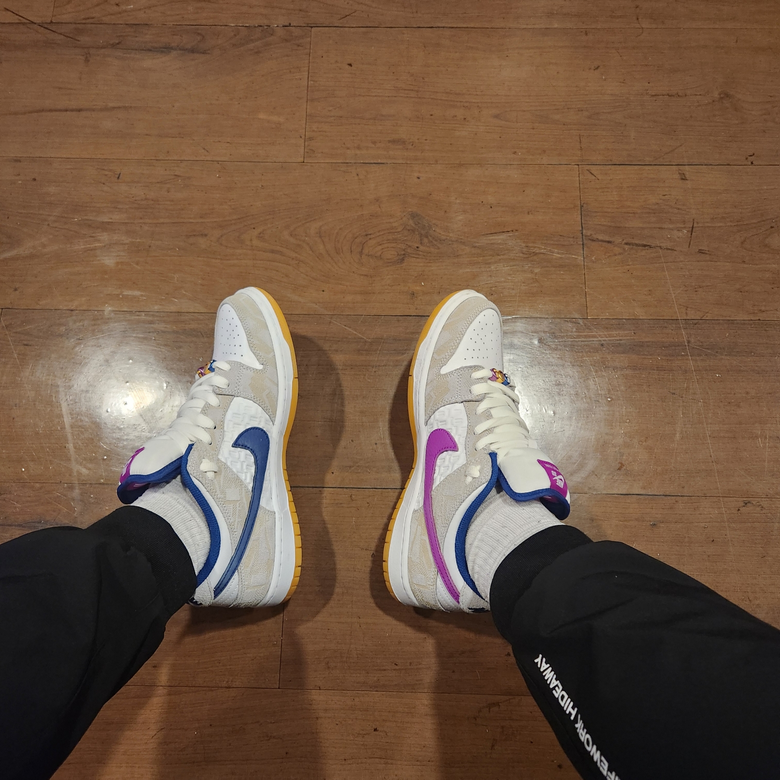 Nike x Rayssa Leal SB Dunk Low PRM Pure Platinum Vivid Purple 착용 스타일 - 1