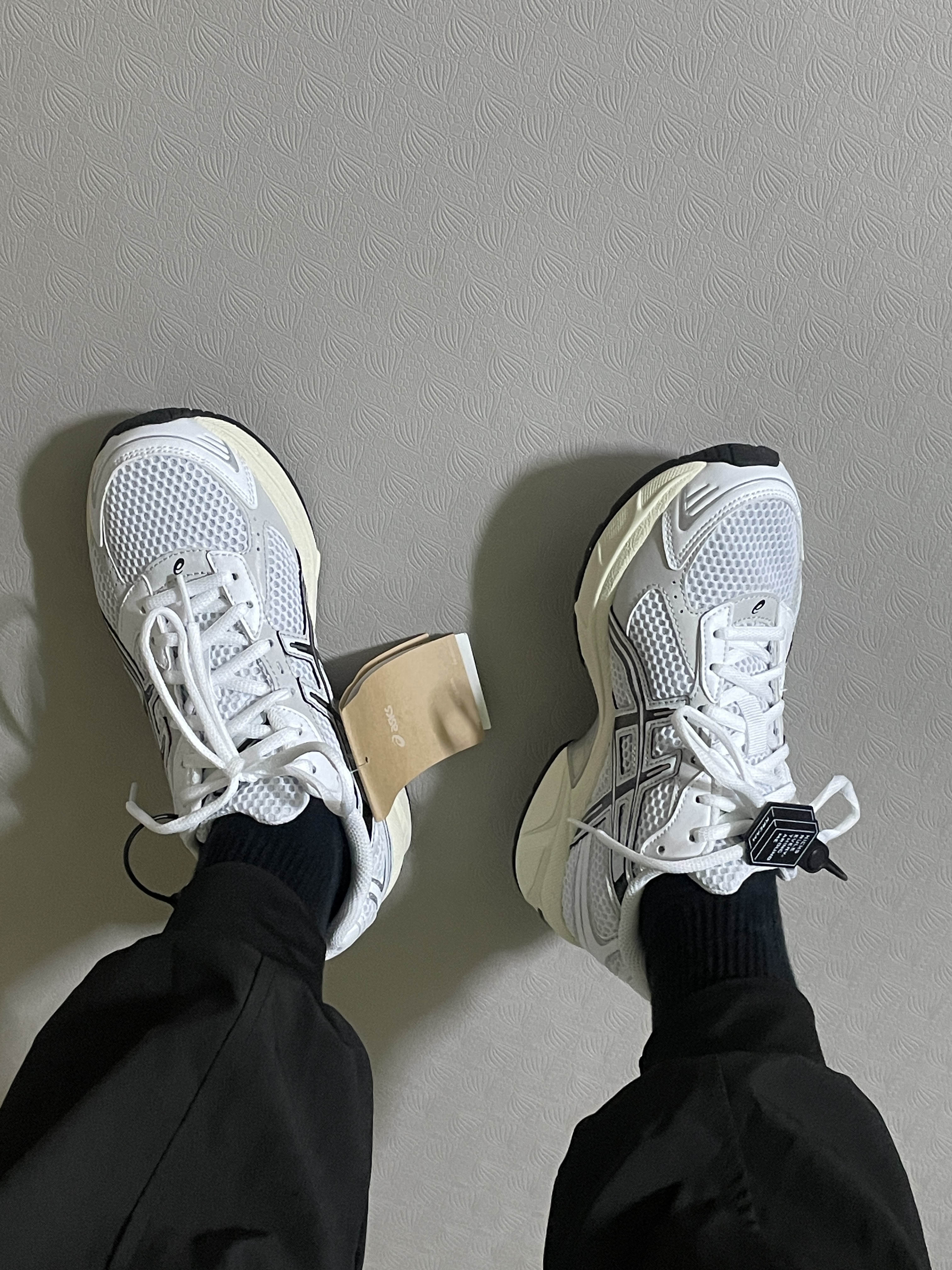 Asics Gel-1130 White Cloud Grey 착용 스타일 - 3